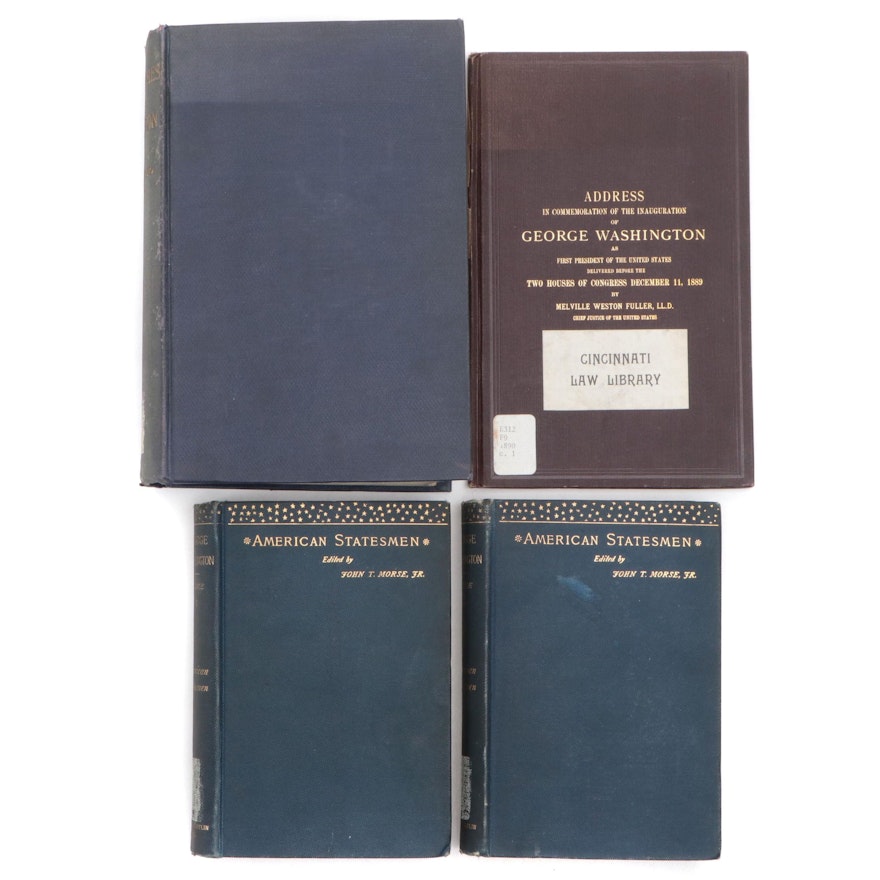 "George Washington" Two-Volume Set by H. Lodge and More George Washington Books