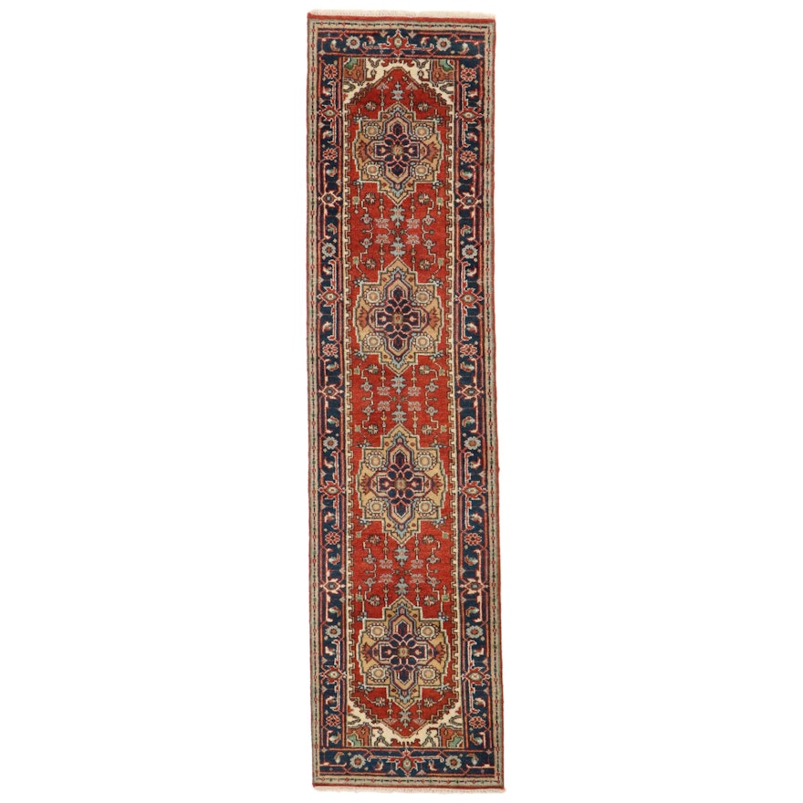 2'5 x 10' Hand-Knotted Northwest Persian Heriz Carpet Runner