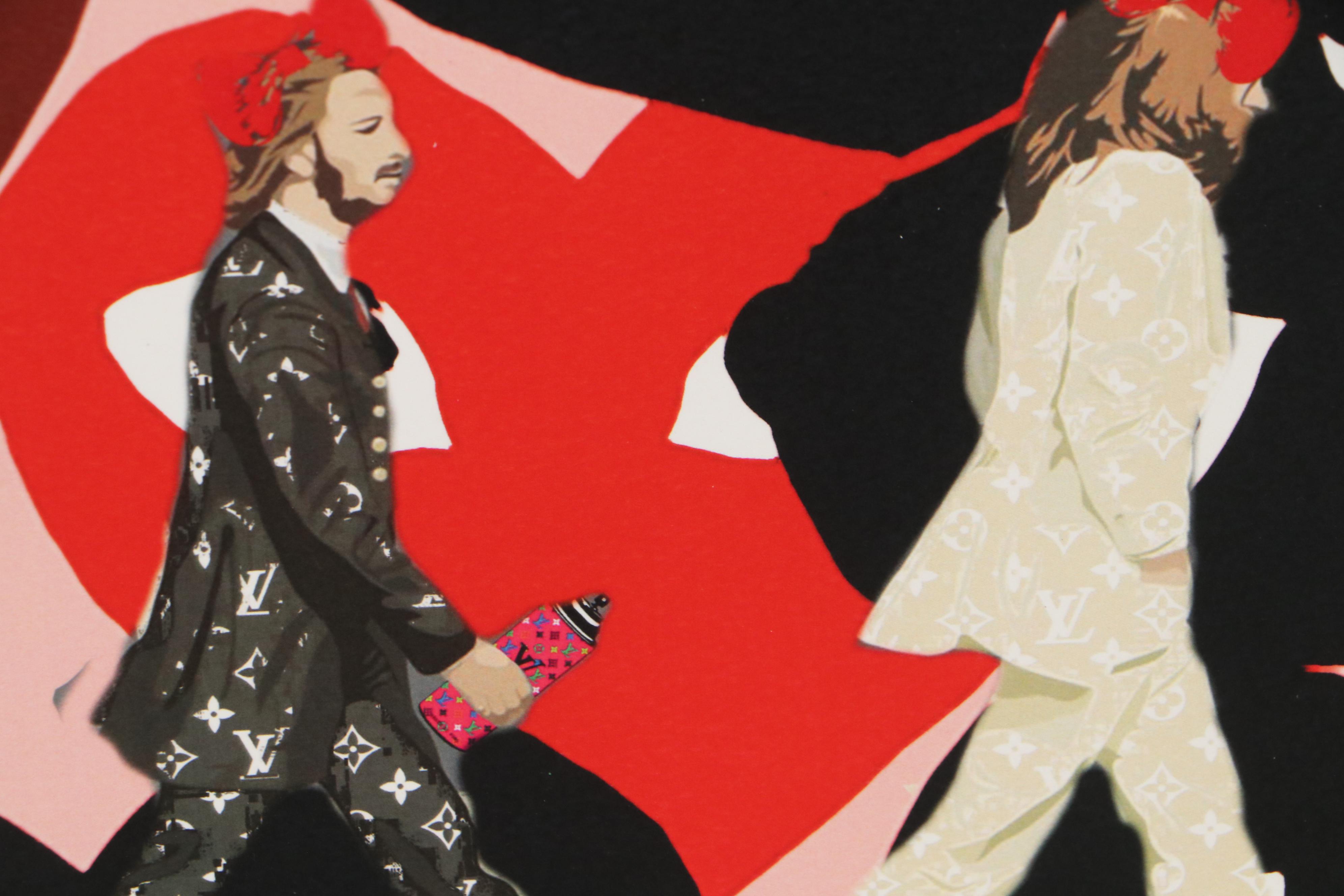 Death NYC Pop Art Graphic Print of The Beatles, 2020