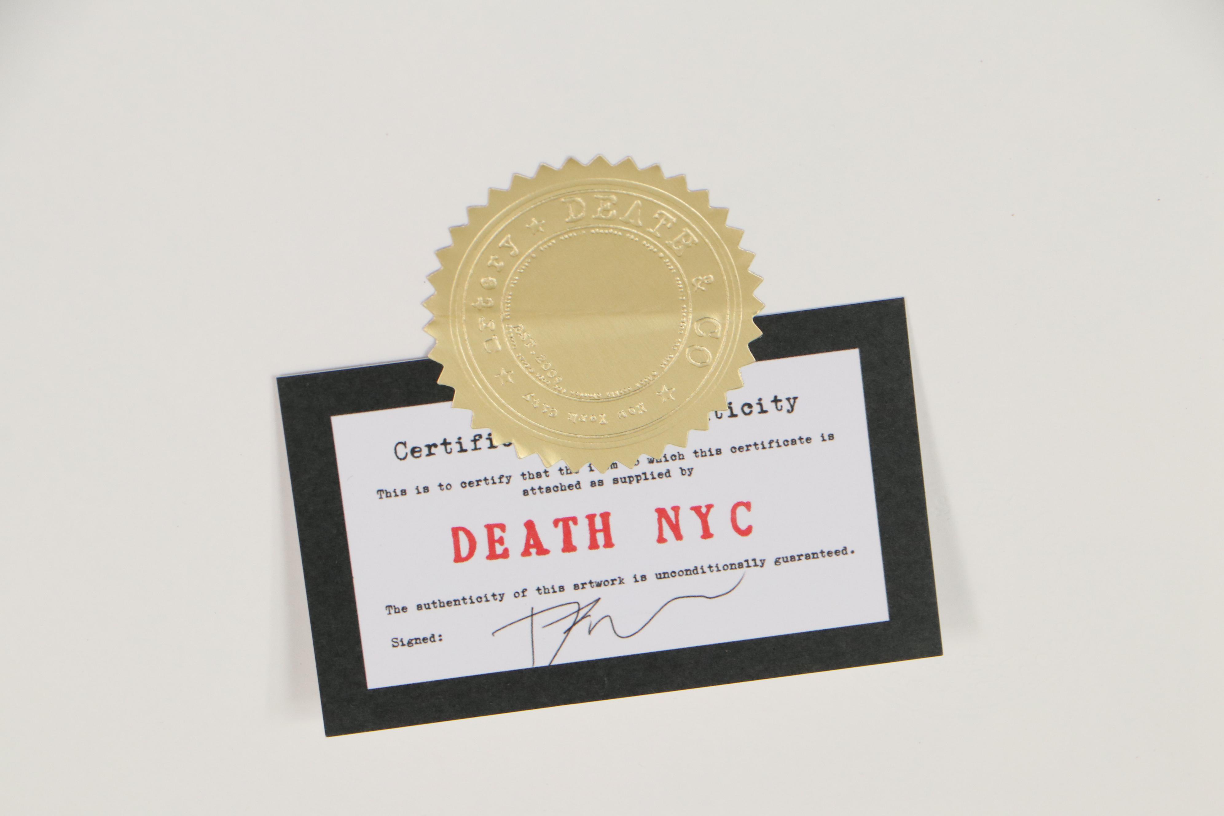 Death NYC Pop Art Graphic Print of The Beatles, 2020