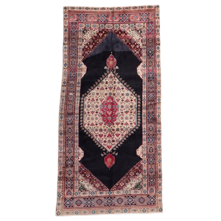 3'11 x 8'3 Hand-Knotted Persian Bijar Long Rug