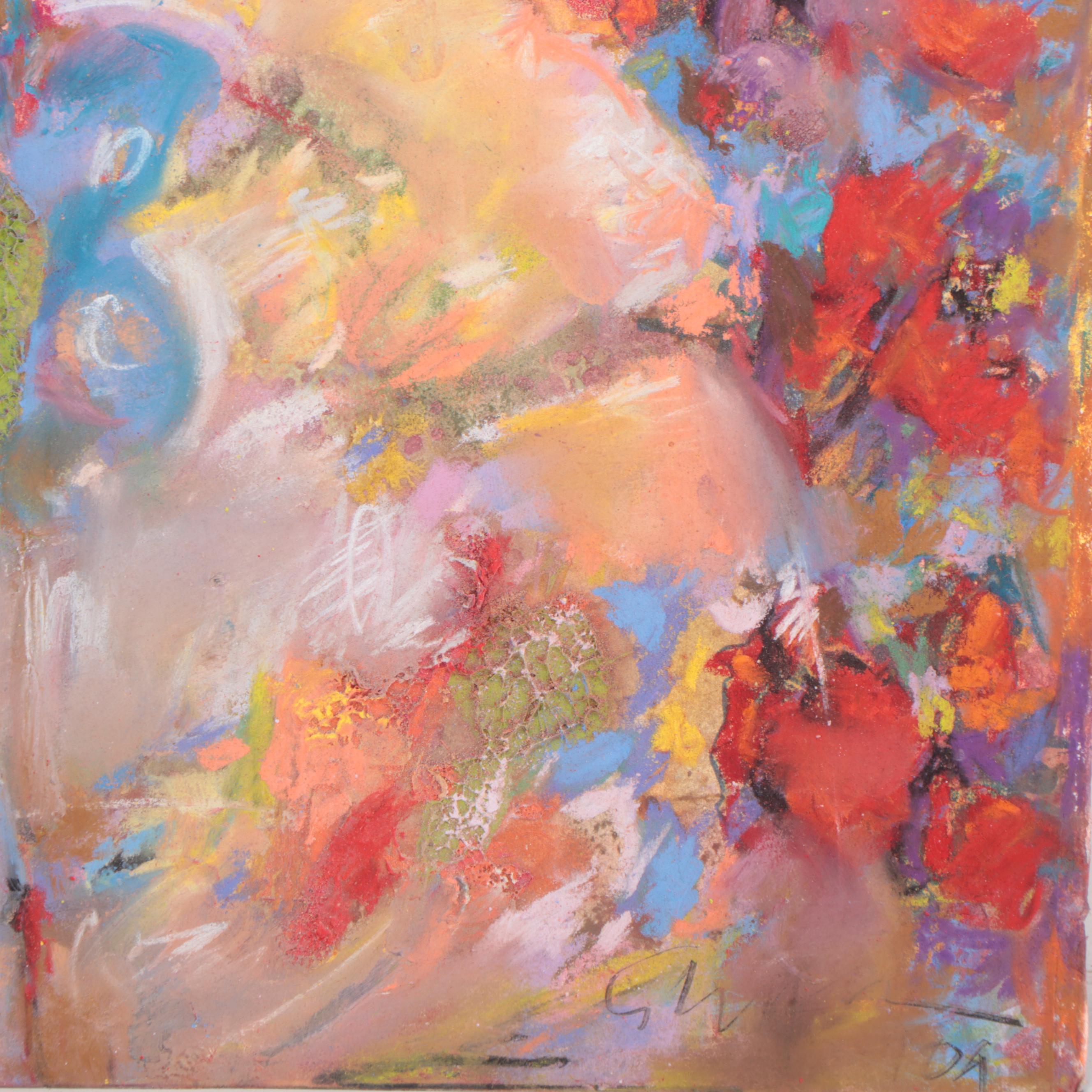 Sarah Roush Abstract Mixed Media Painting