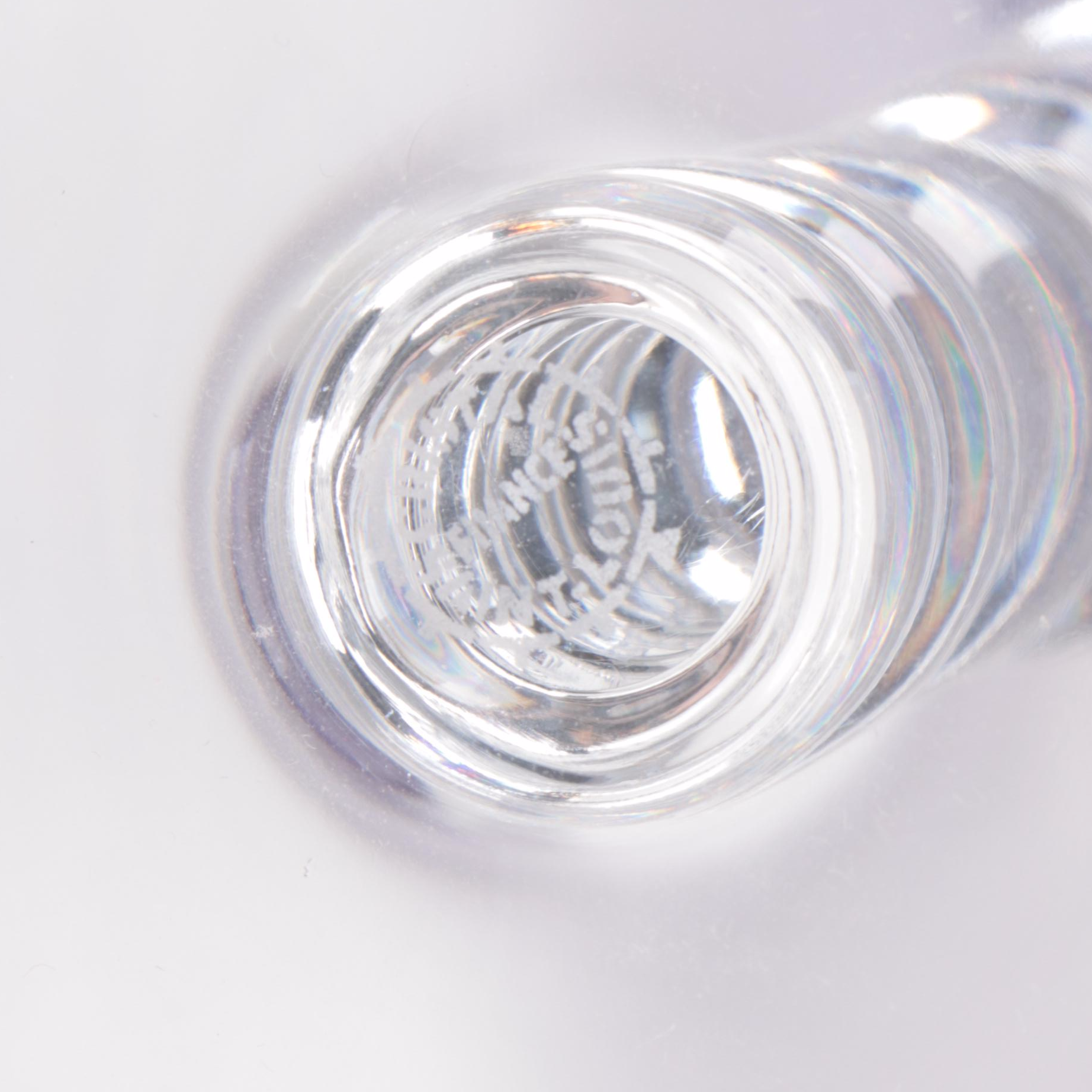 St. Louis Crystal "Bubbles" Hock Wine Stemware