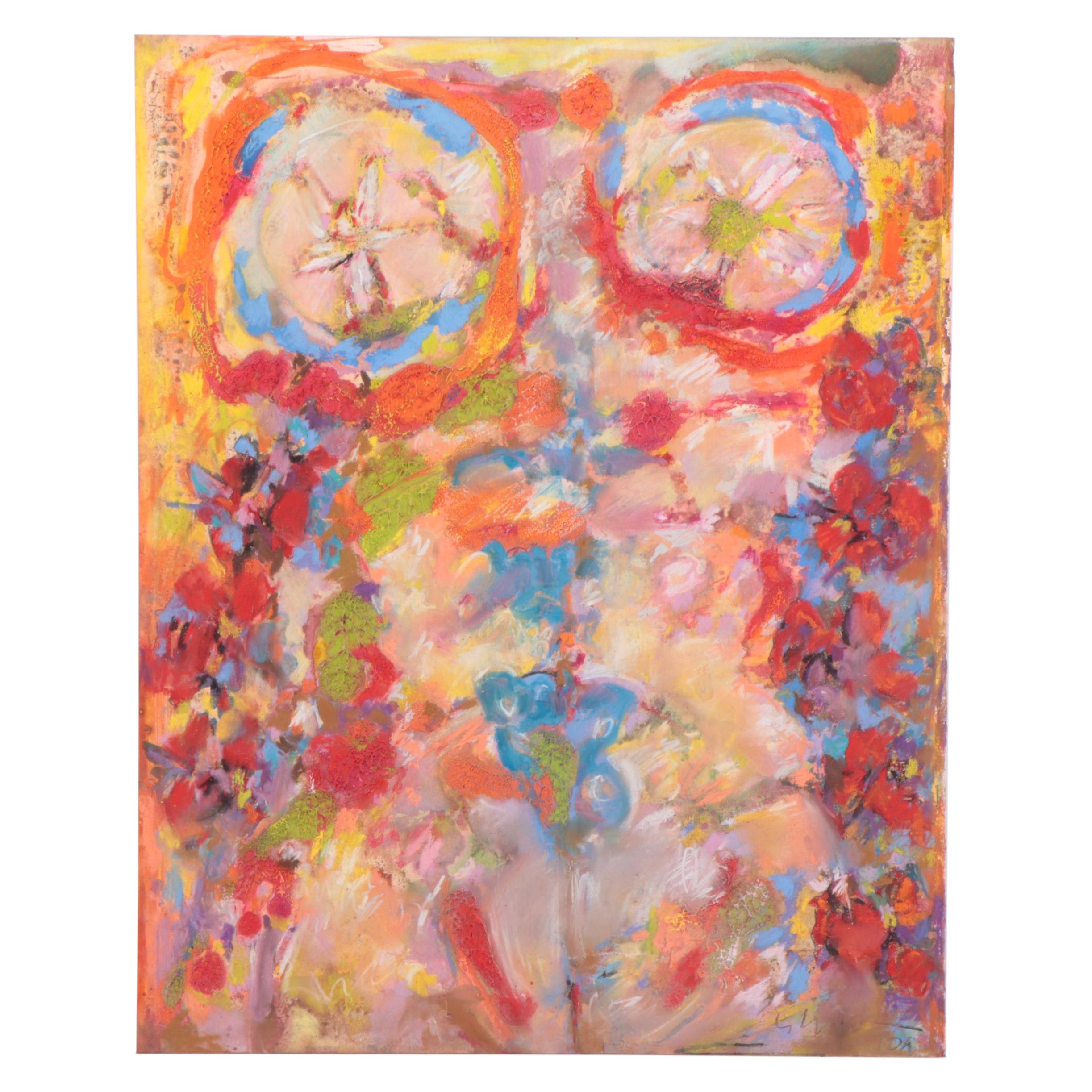 Sarah Roush Abstract Mixed Media Painting