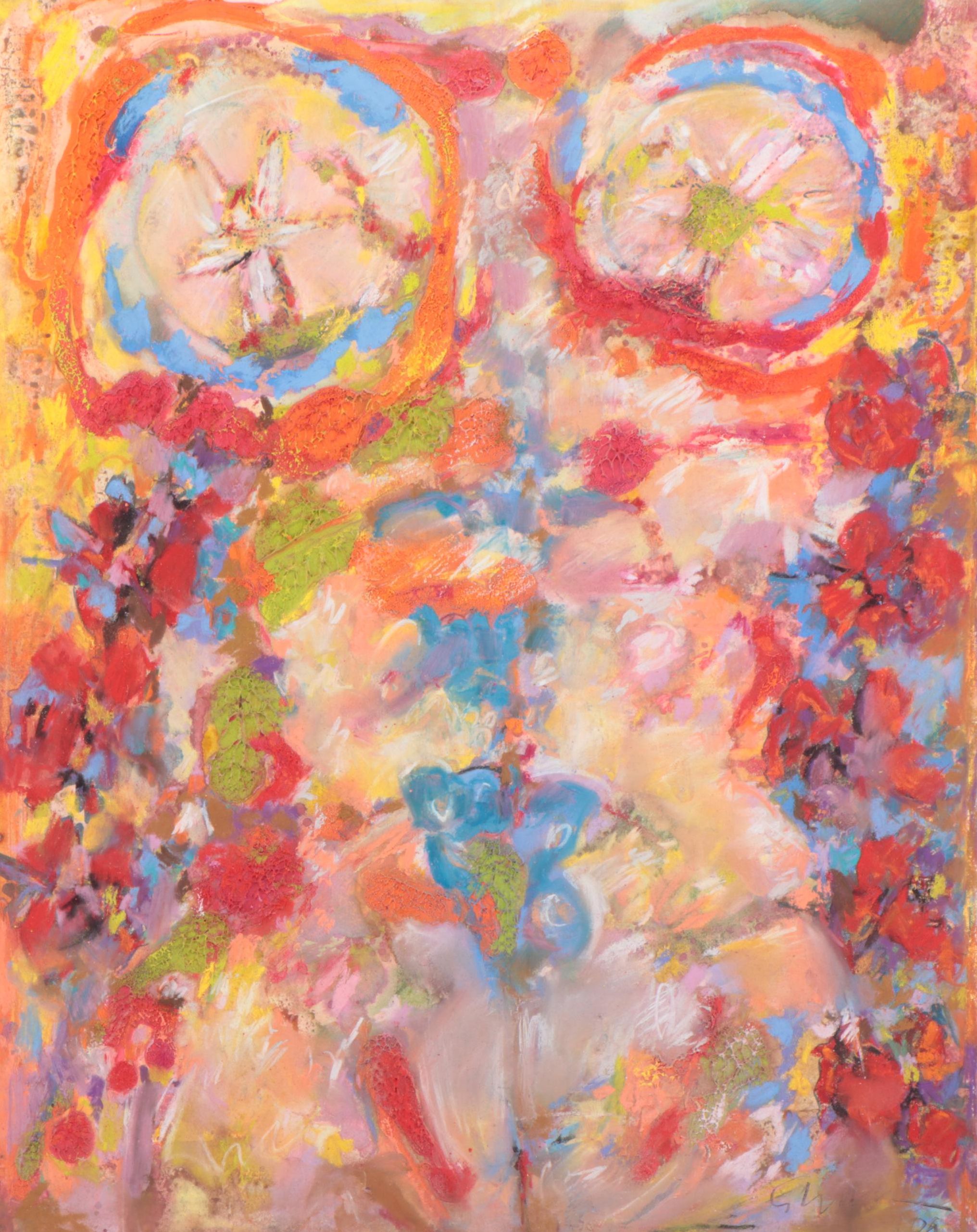 Sarah Roush Abstract Mixed Media Painting