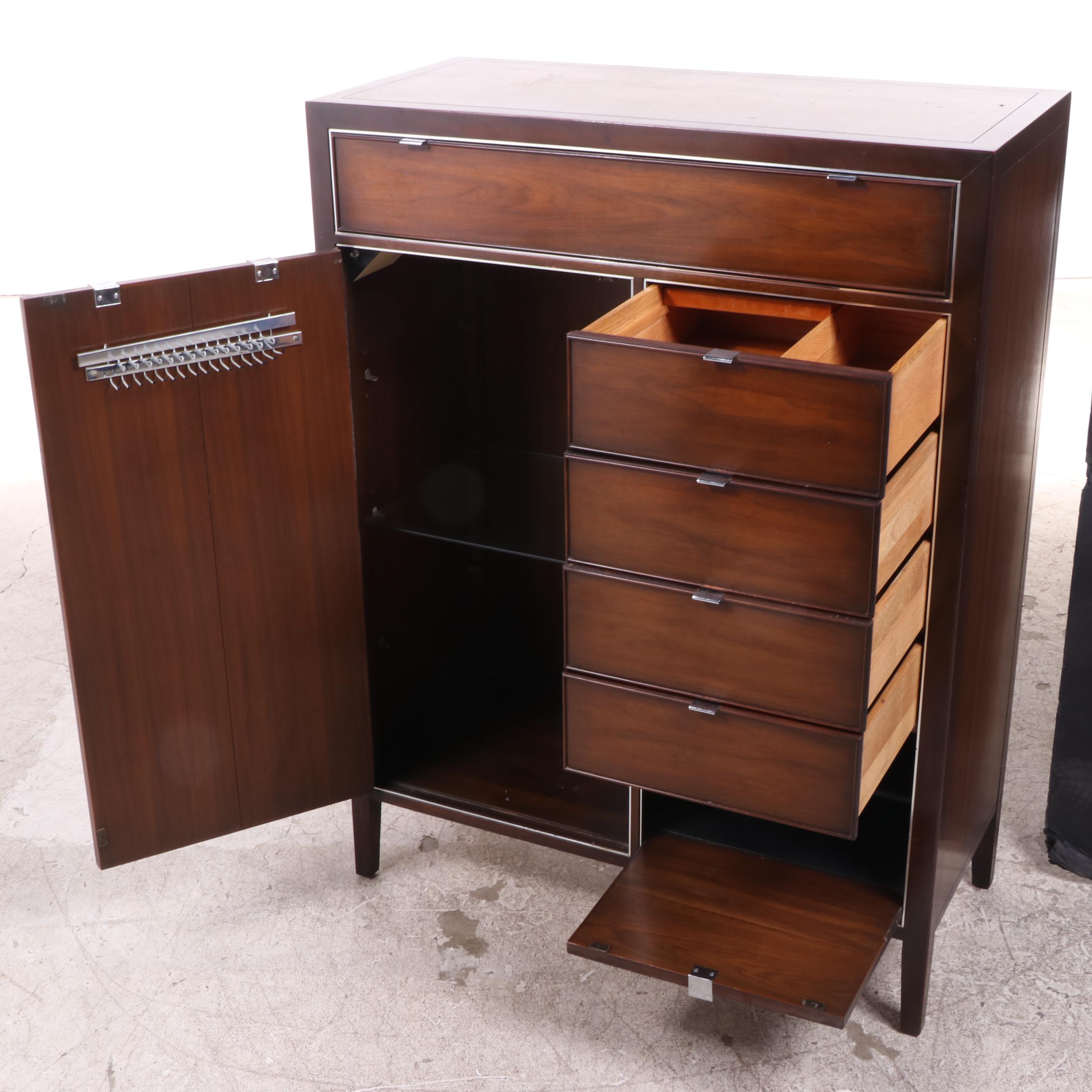 Drexel "Viewpoint 70" Mid Century Modern Walnut Gentleman's Chest