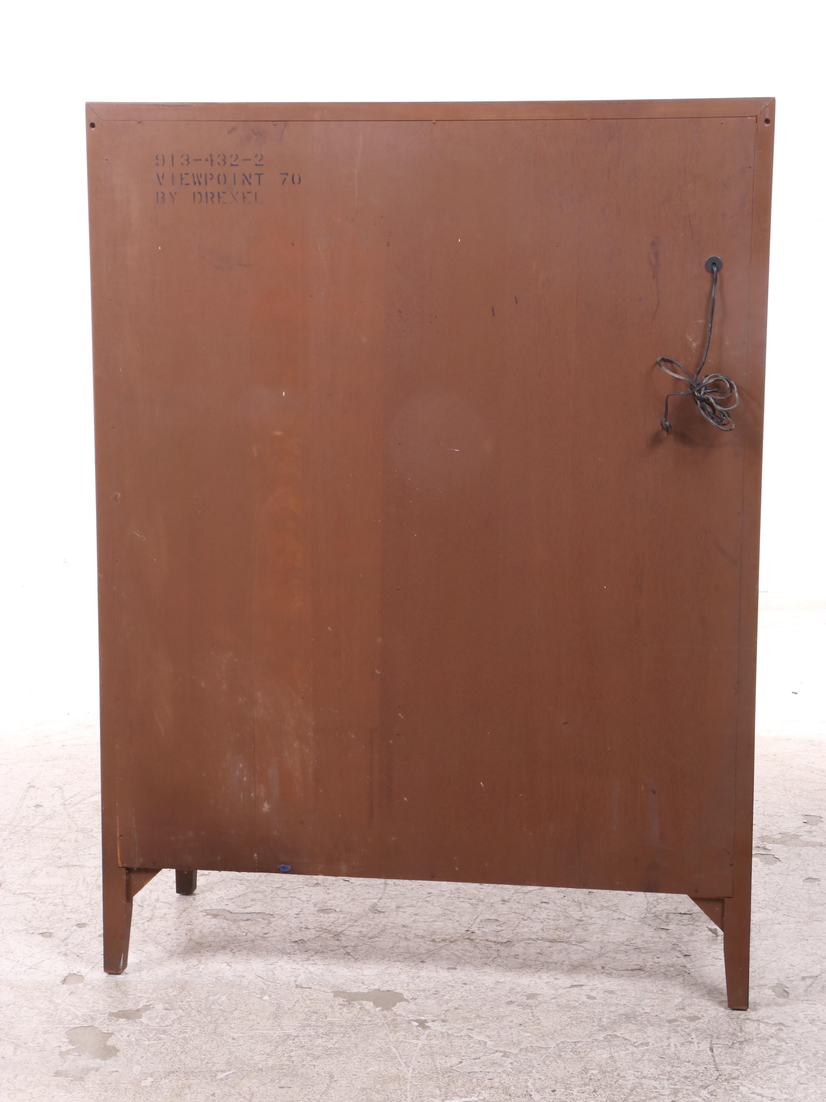 Drexel "Viewpoint 70" Mid Century Modern Walnut Gentleman's Chest