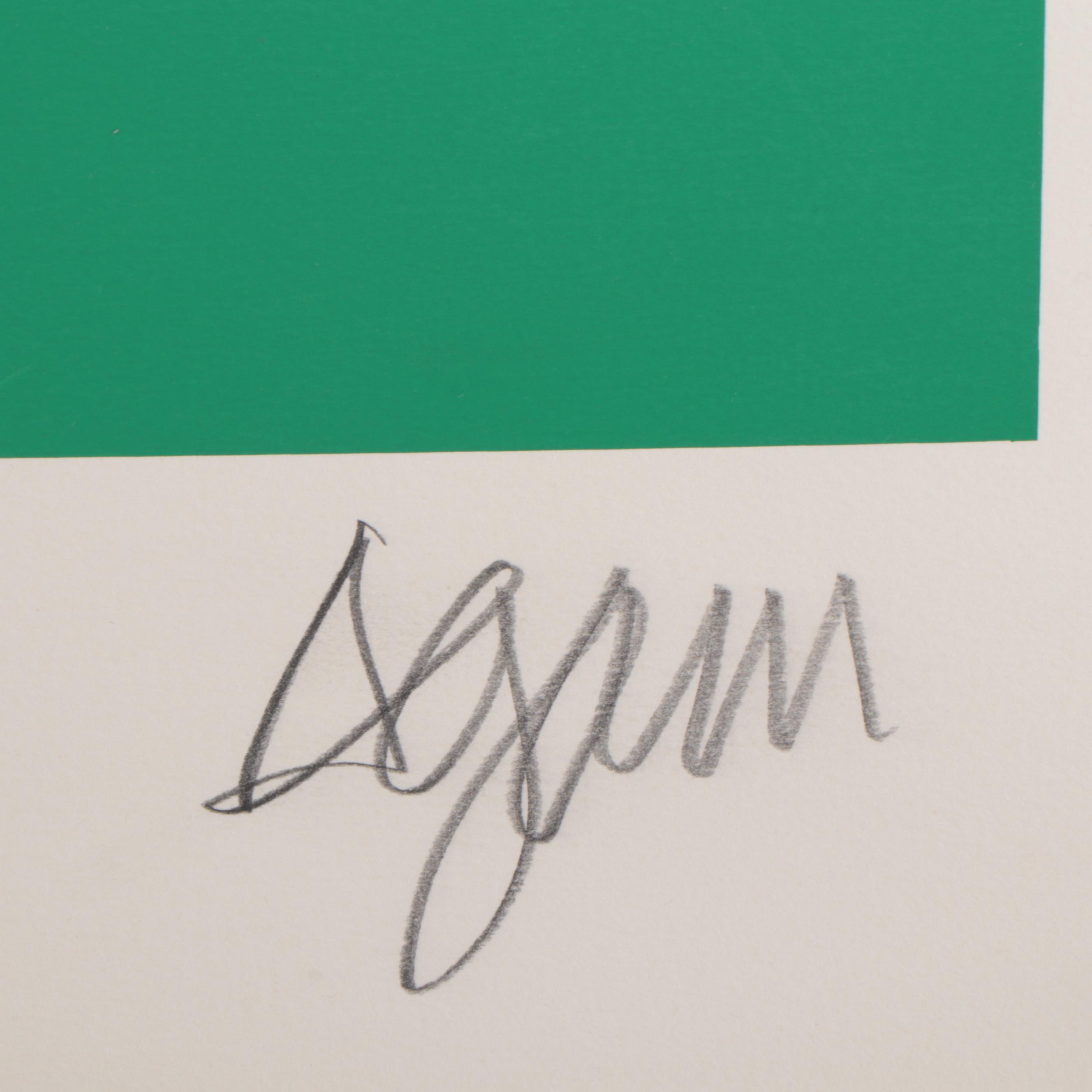 Yaacov Agam Serigraph Poster "Panoramagram V," Circa 1980