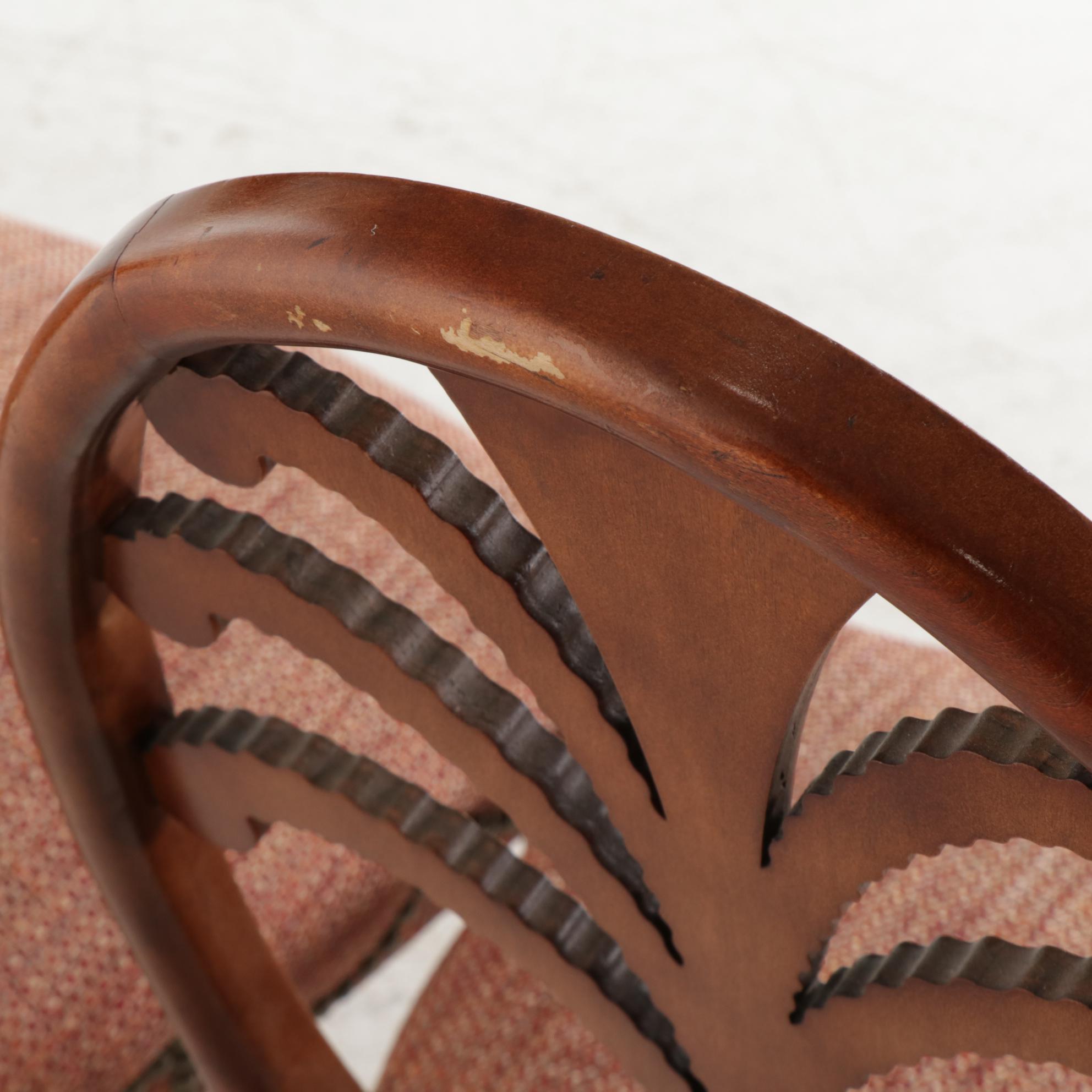 Ten Hepplewhite Style Mahogany Prince of Wales Featherback Dining Chairs