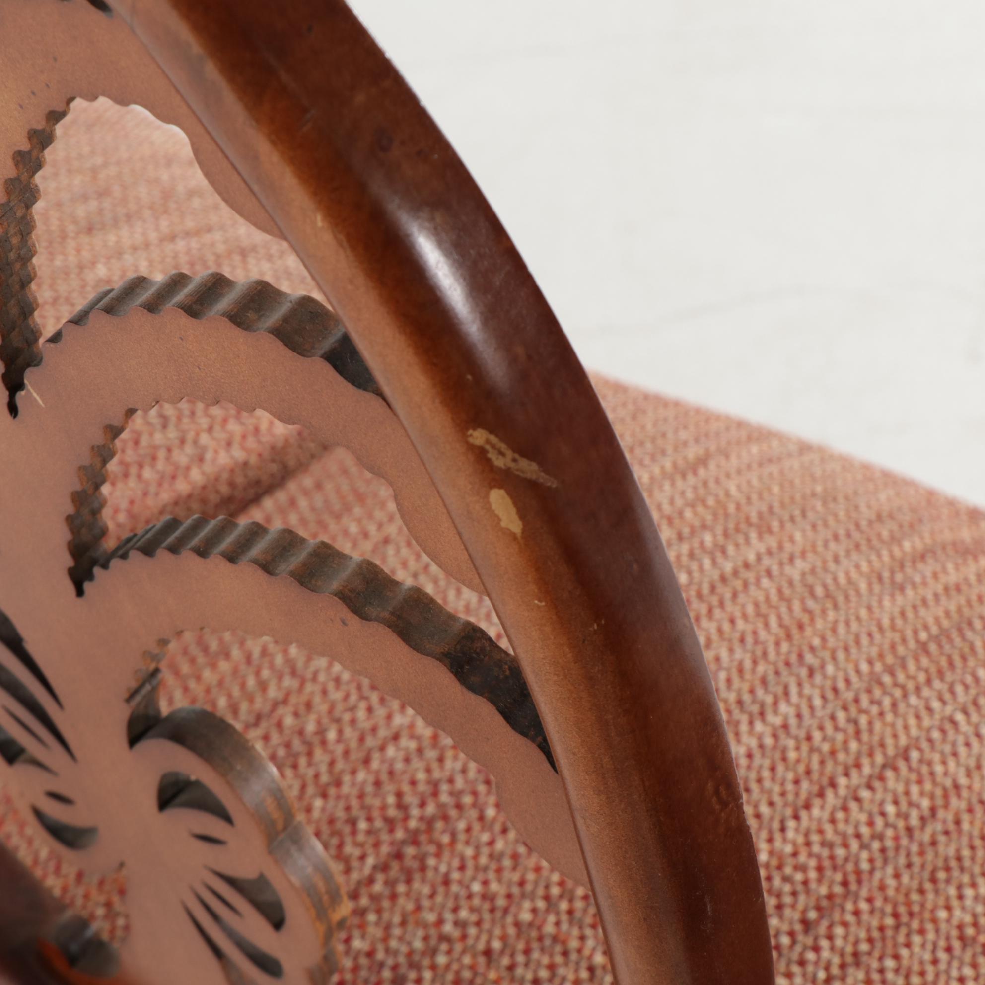 Ten Hepplewhite Style Mahogany Prince of Wales Featherback Dining Chairs