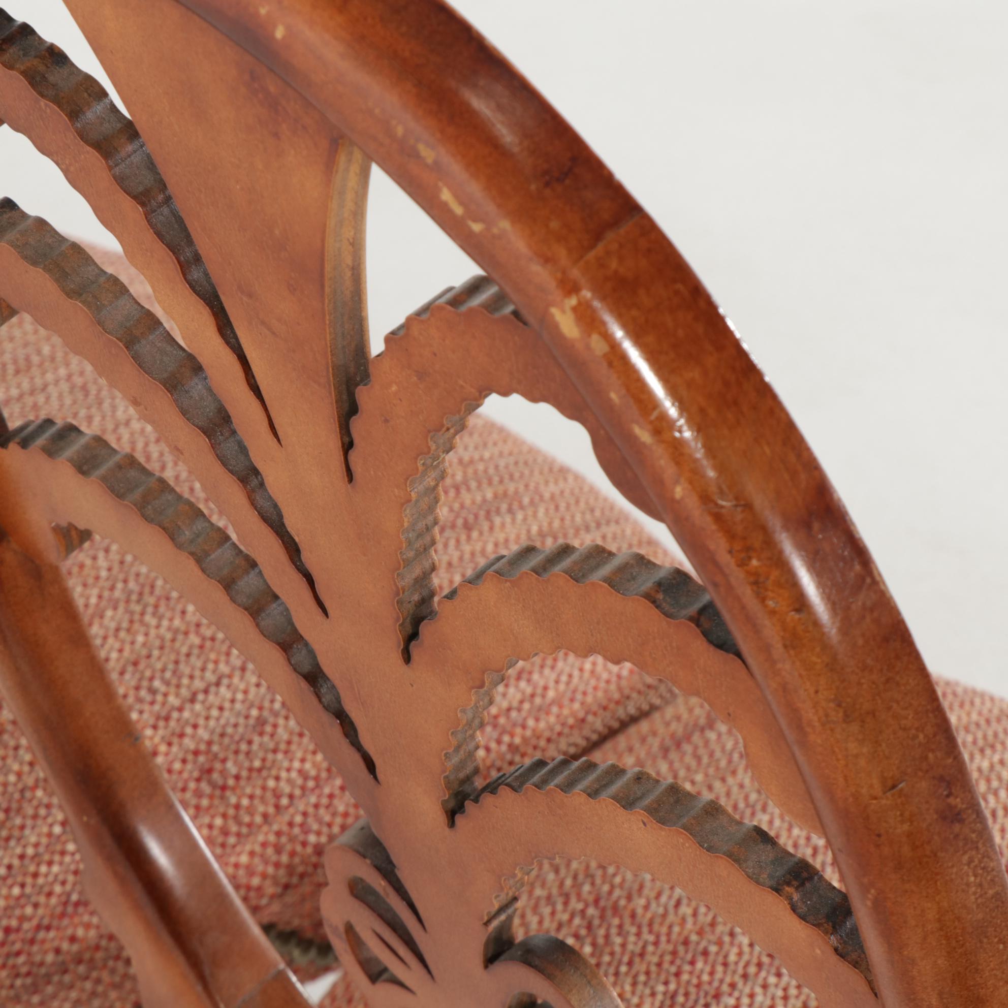 Ten Hepplewhite Style Mahogany Prince of Wales Featherback Dining Chairs