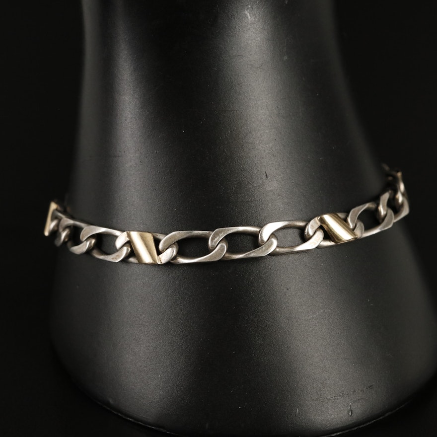 Tiffany & Co. Sterling Bracelet with 18K Accents