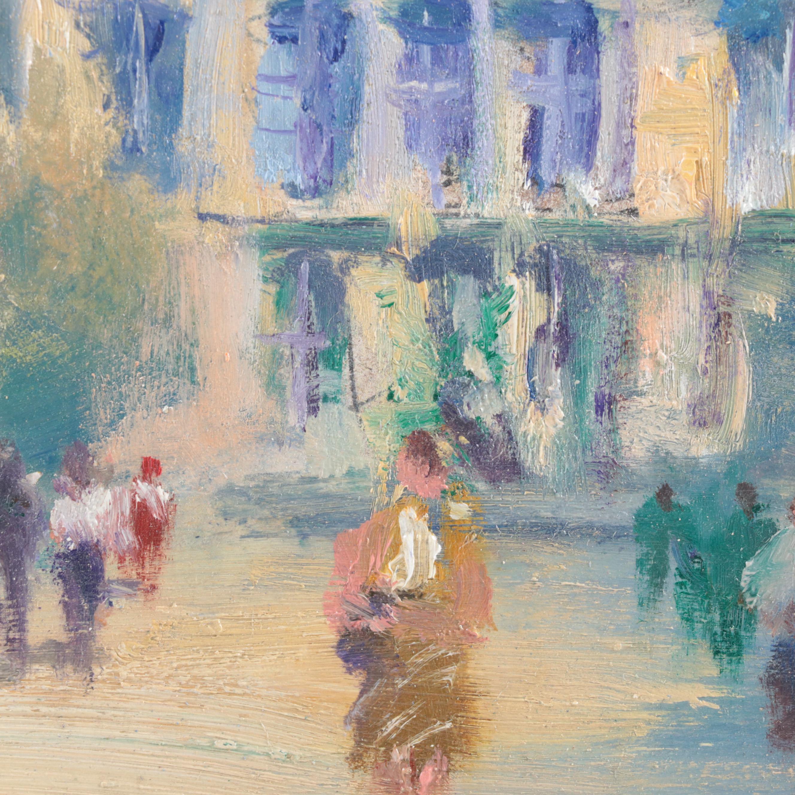 Nino Pippa Oil Painting "Paris - Tuileries Gardens," 2014