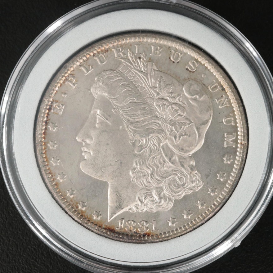 1881-CC Morgan Silver Dollar