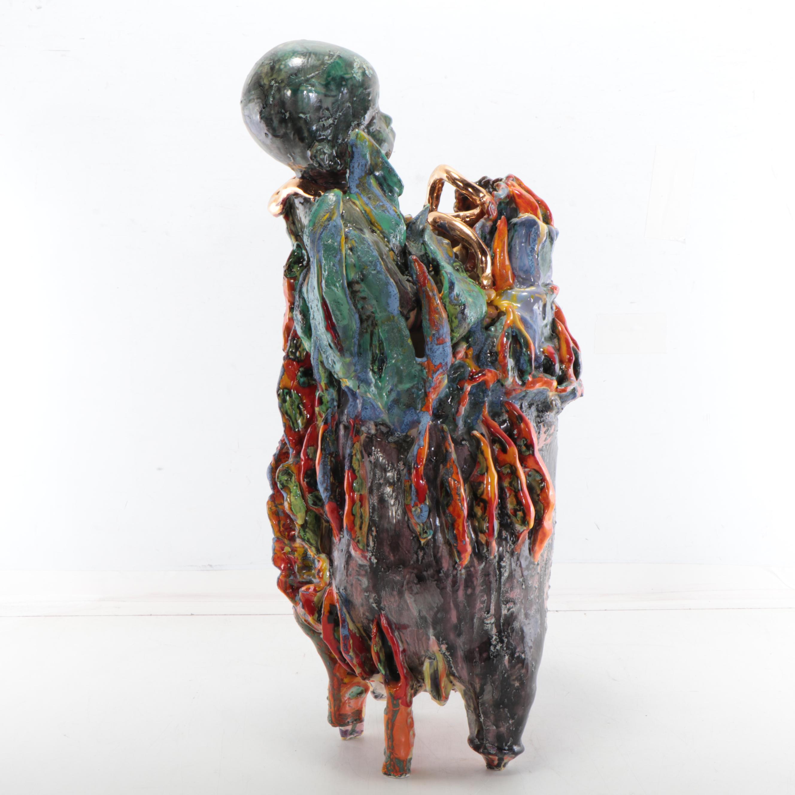 Sarah Roush Surreal Ceramic Sculpture