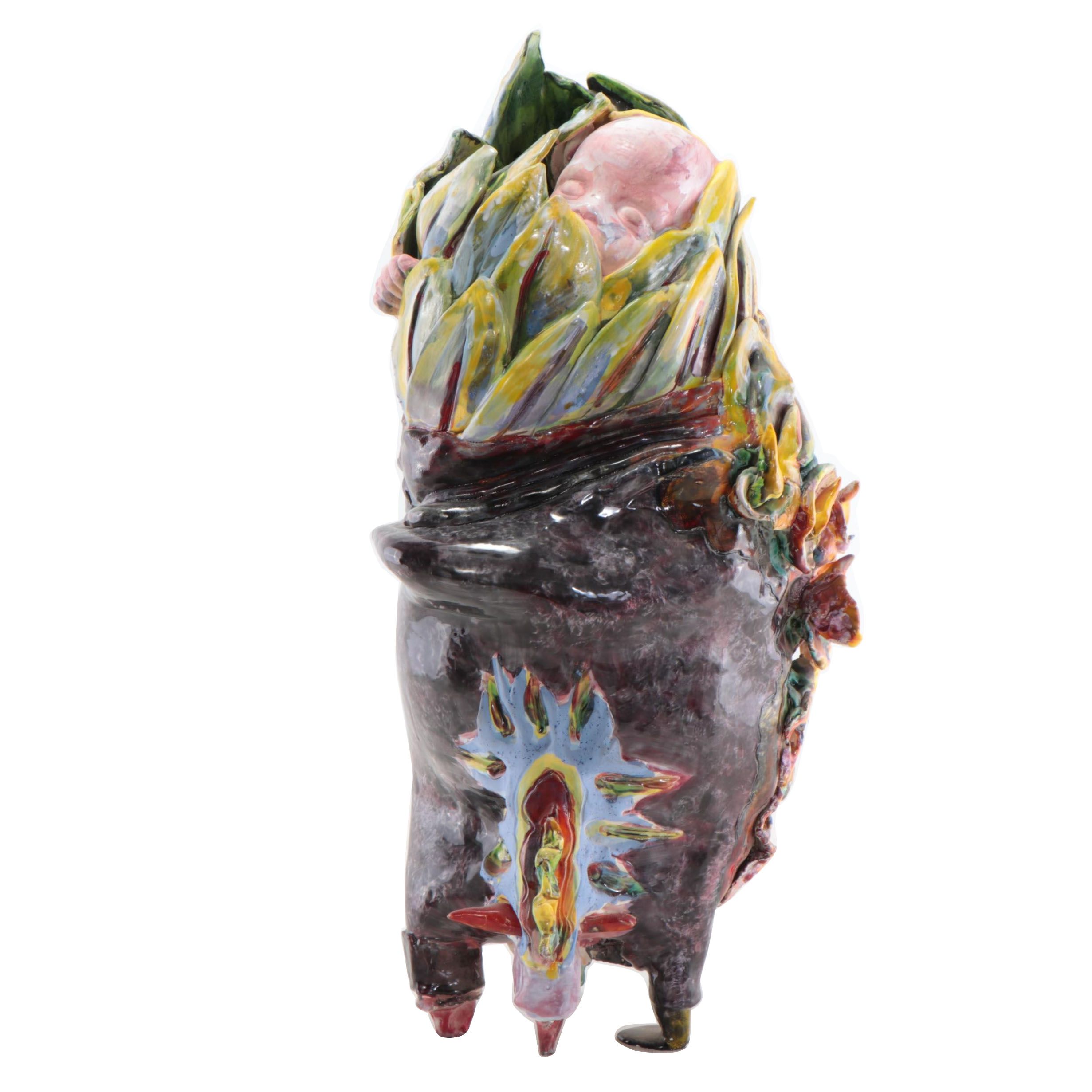 Sarah Roush Surreal Ceramic Sculpture