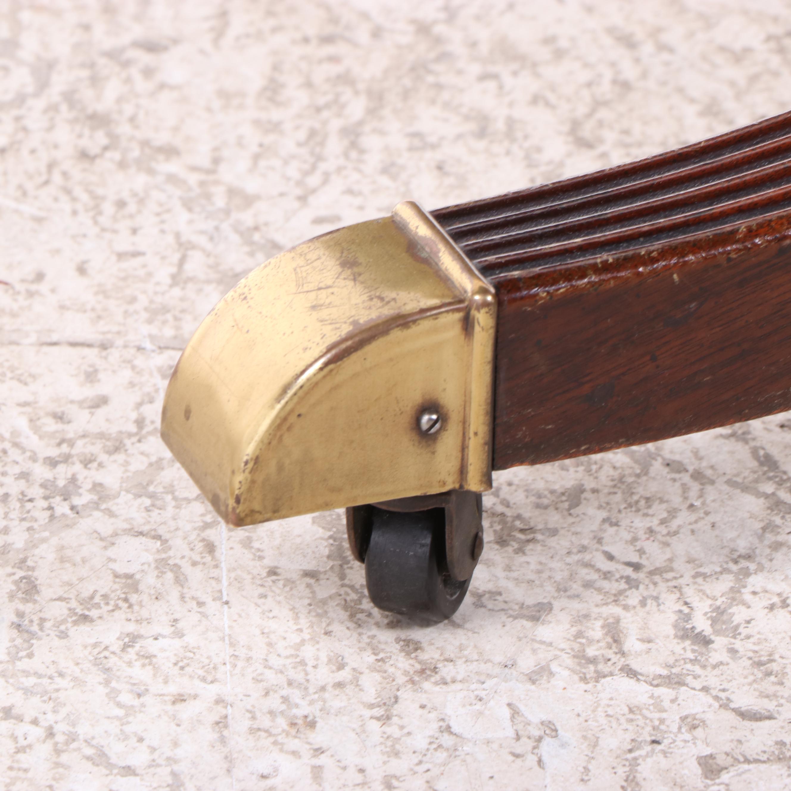 George III Style Double-Pedestal Dining Table, Late 20th Century
