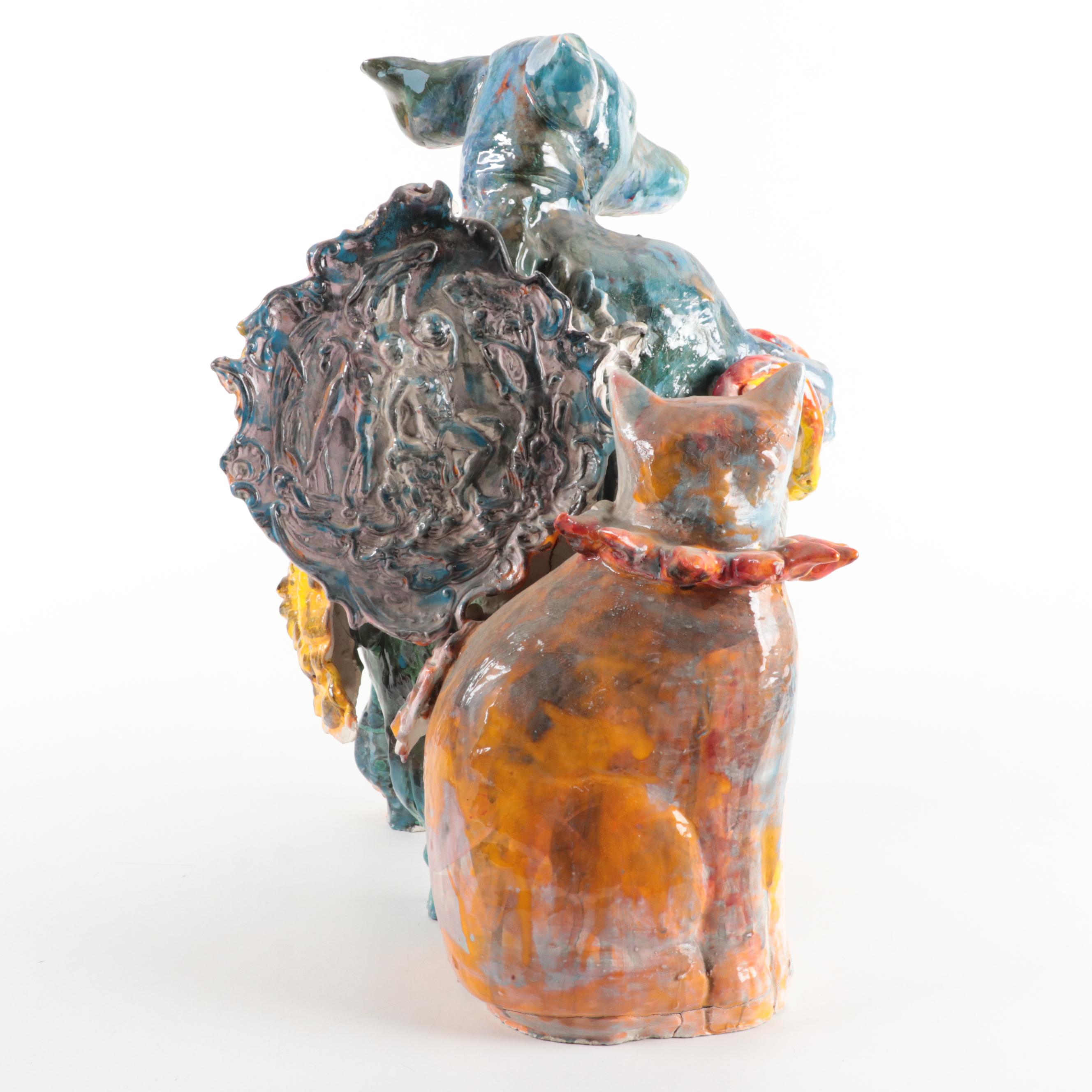 Sarah Roush Surreal Ceramic Sculpture