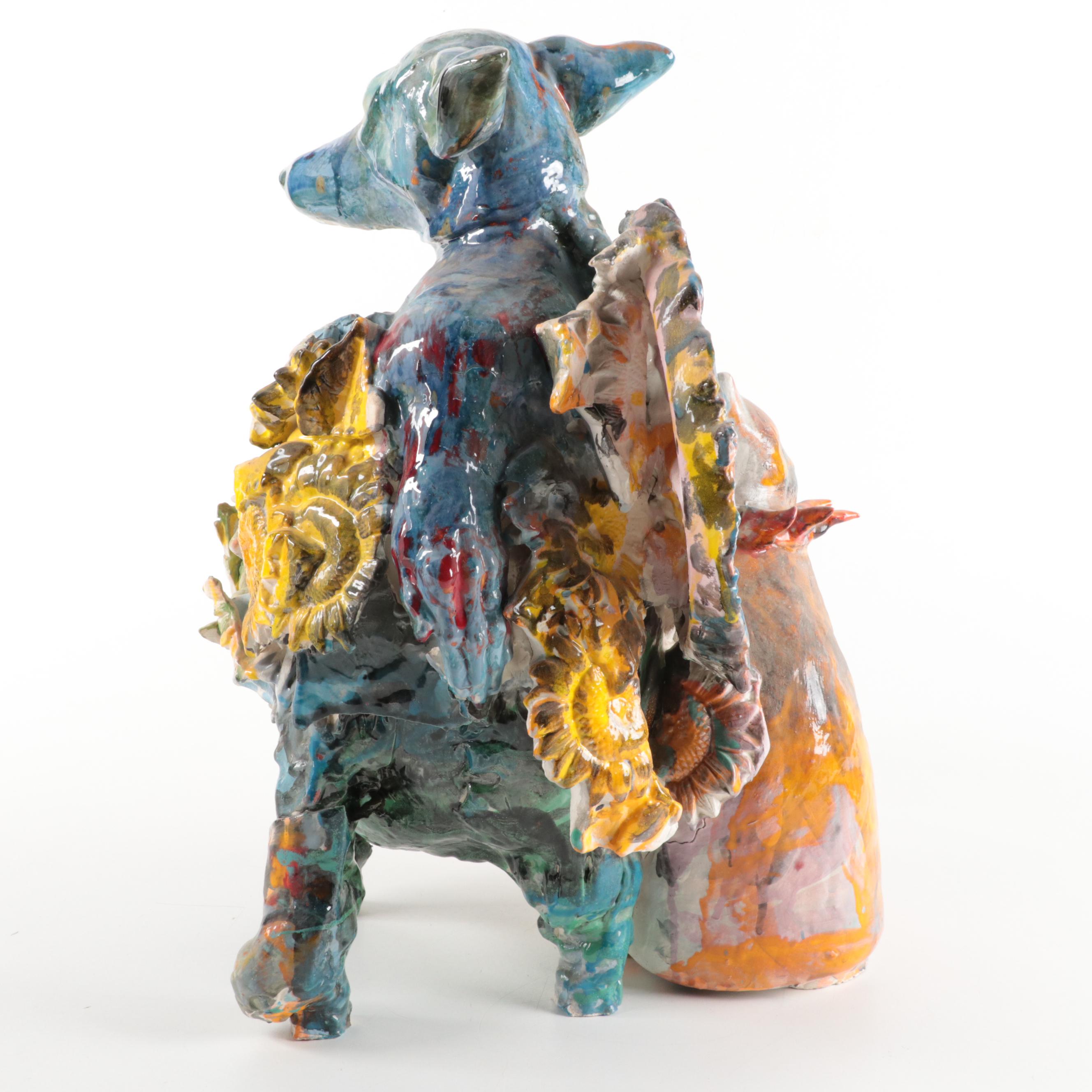 Sarah Roush Surreal Ceramic Sculpture