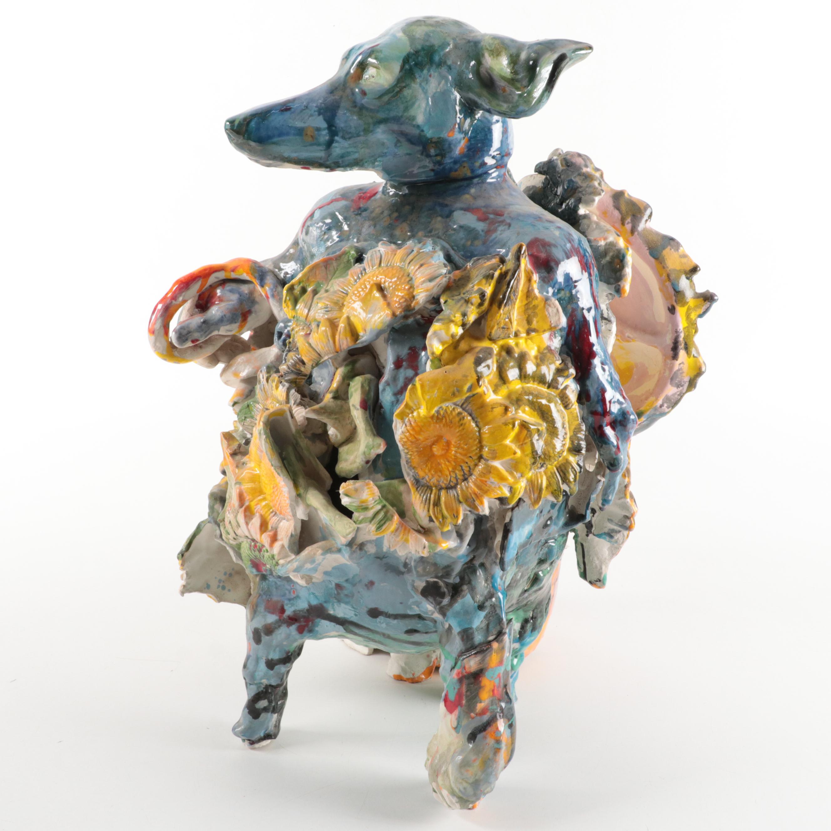 Sarah Roush Surreal Ceramic Sculpture