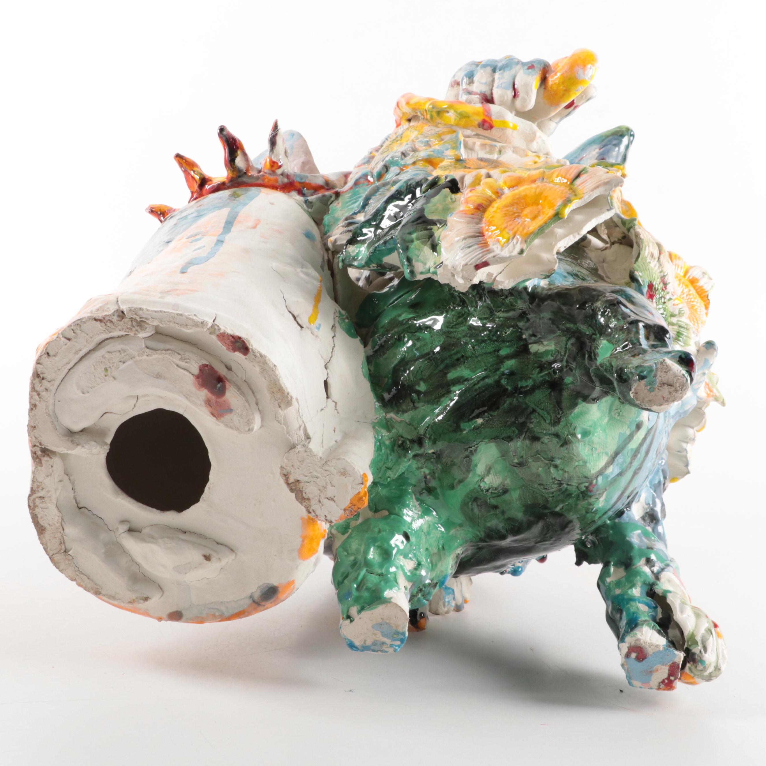 Sarah Roush Surreal Ceramic Sculpture