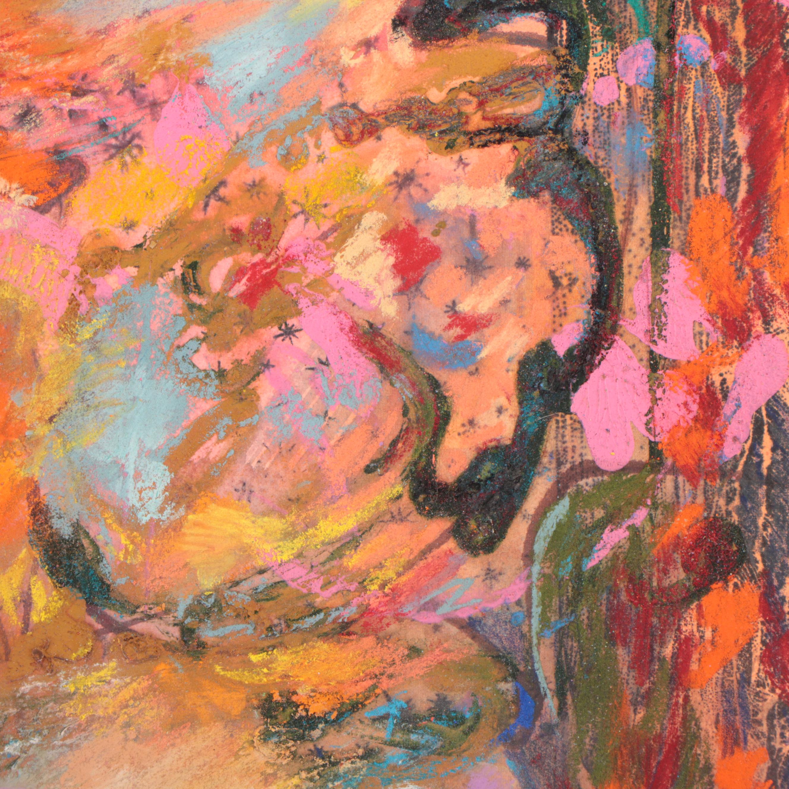 Sarah Roush Mixed Media Painting, 2009