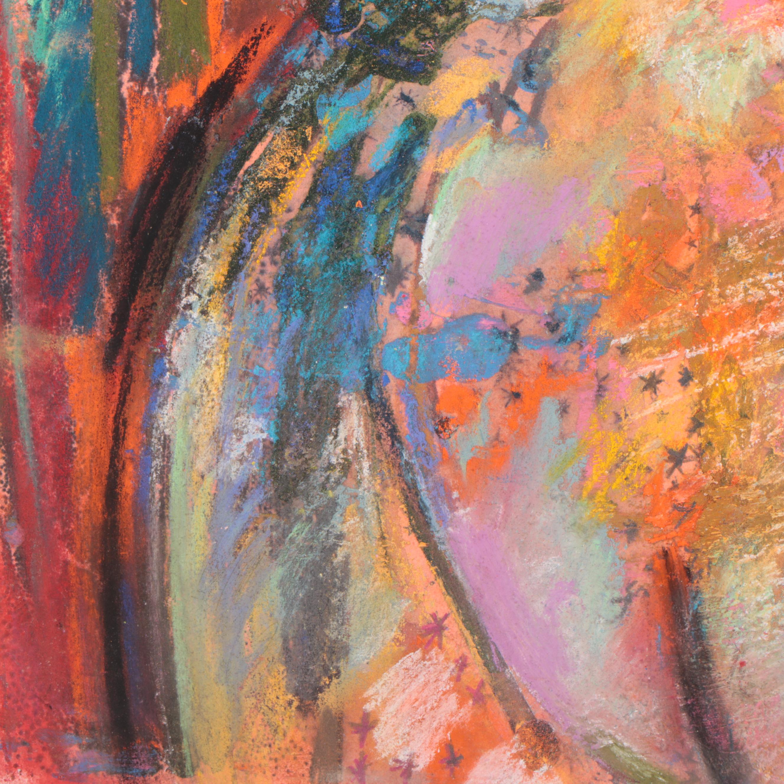 Sarah Roush Mixed Media Painting, 2009