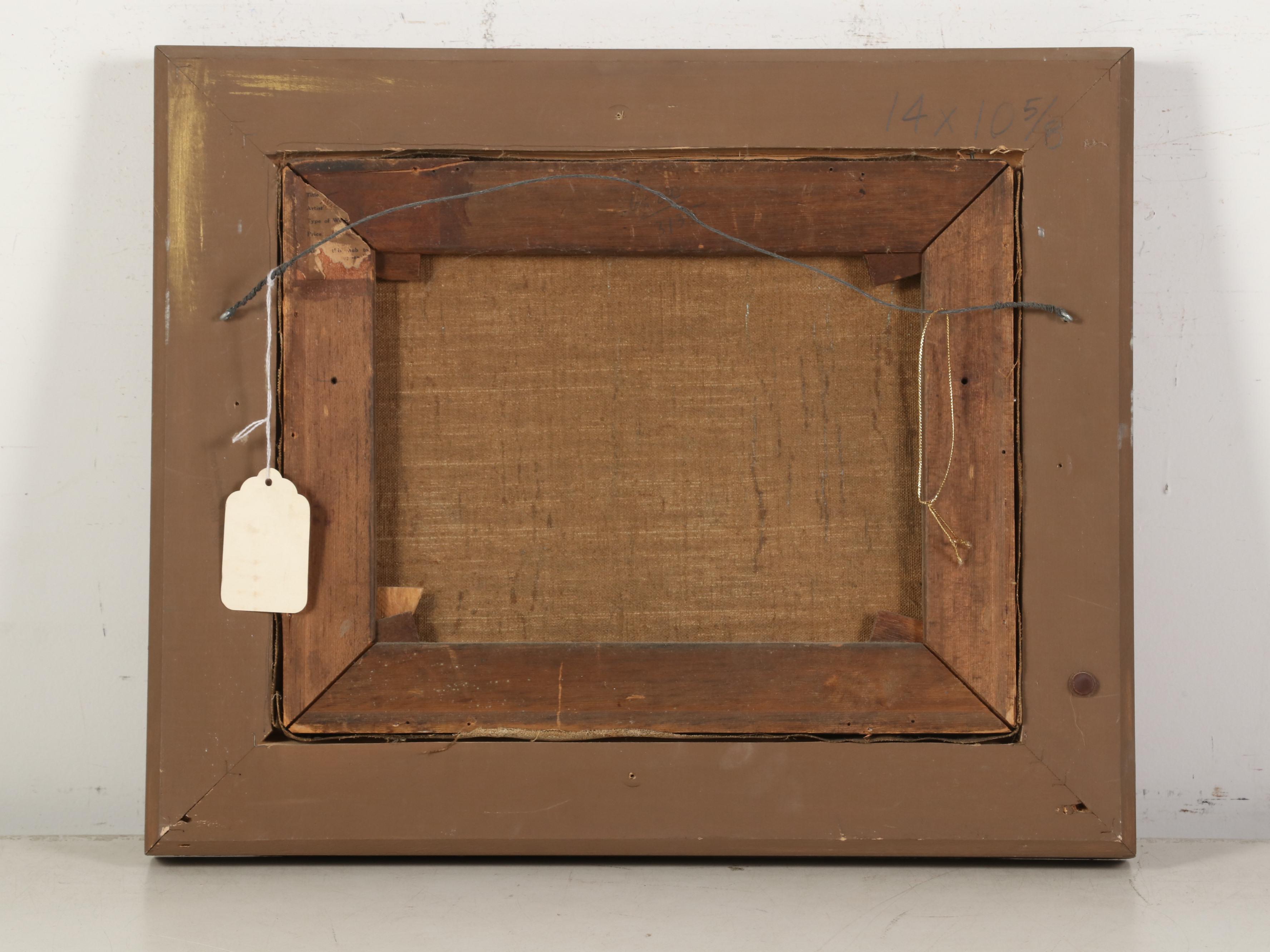 William Dalton Oil Painting "Winter View," Early-Mid 20th Century