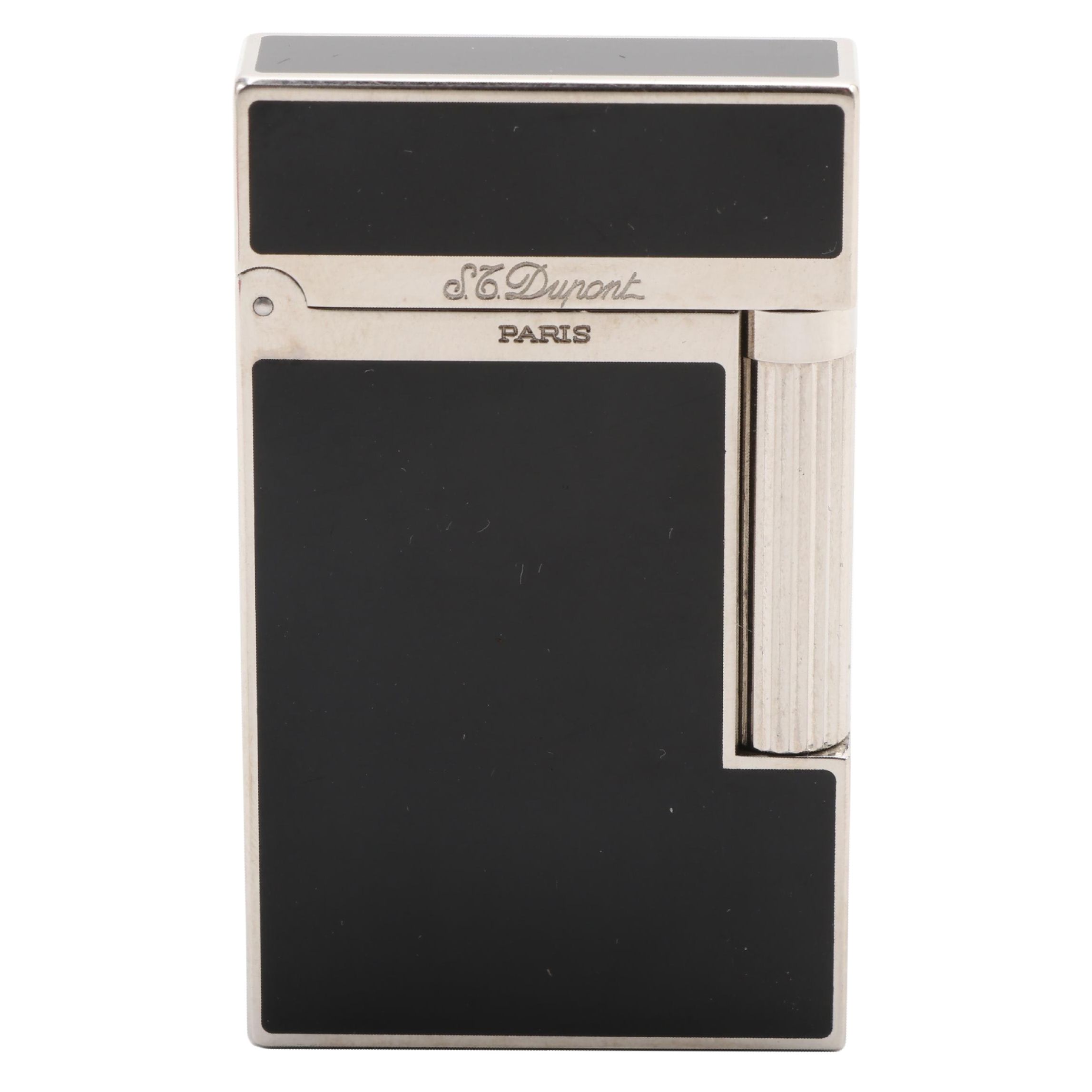 S.T. Dupont Ligne 2 Black Lacquer Lighter with Case