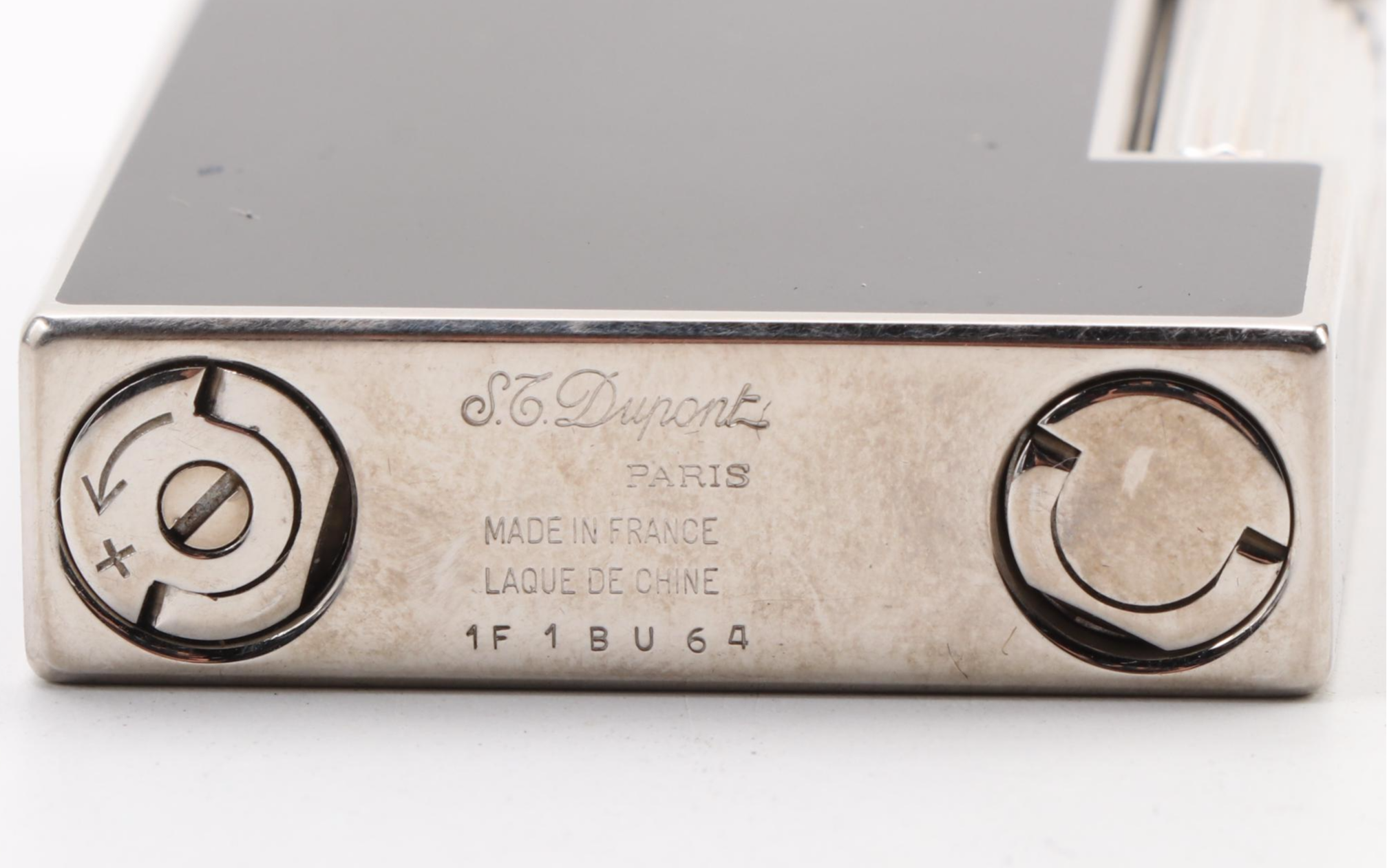 S.T. Dupont Ligne 2 Black Lacquer Lighter with Case