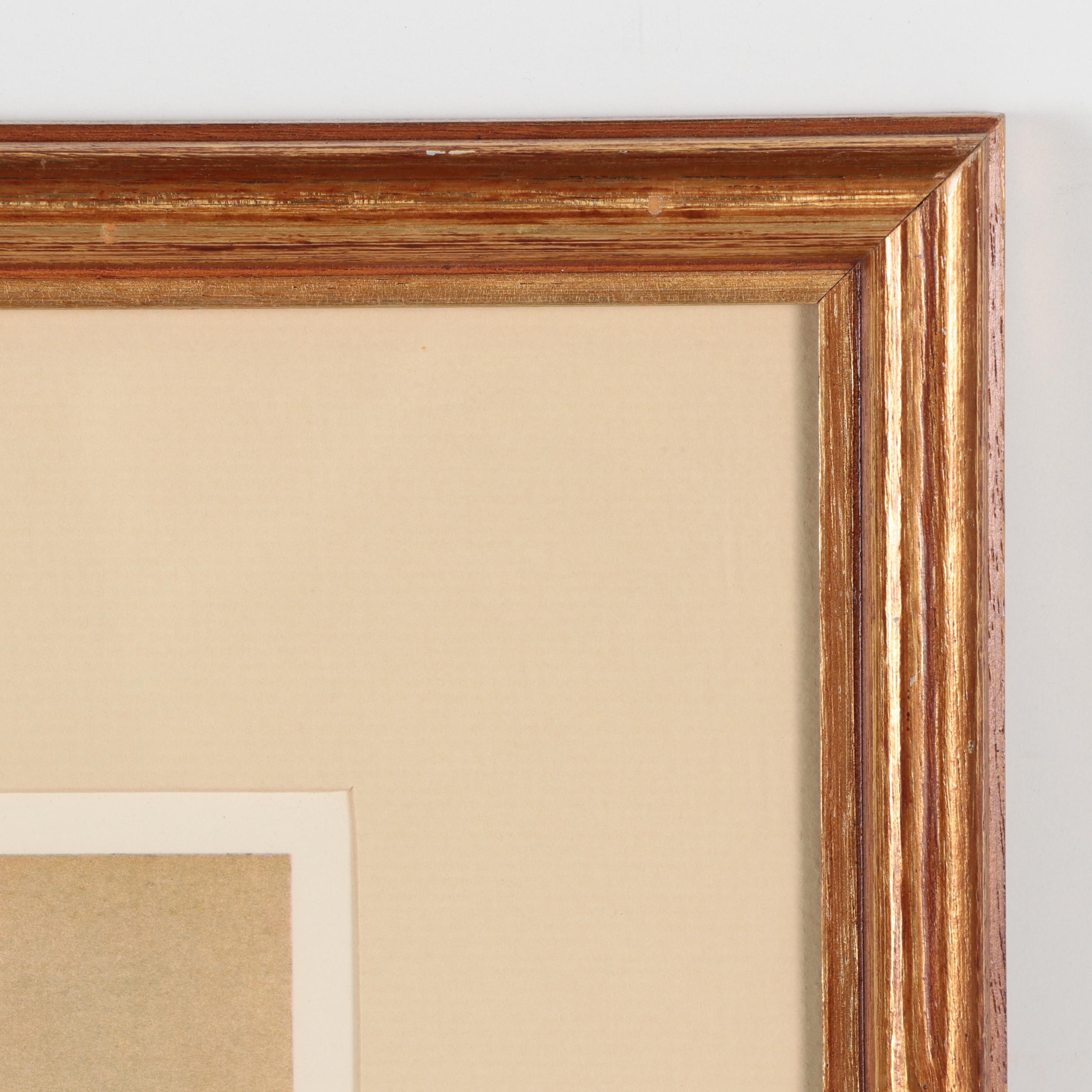 Photomechanical Print After Detail of Ming Dynasty Painting of Eight Horses