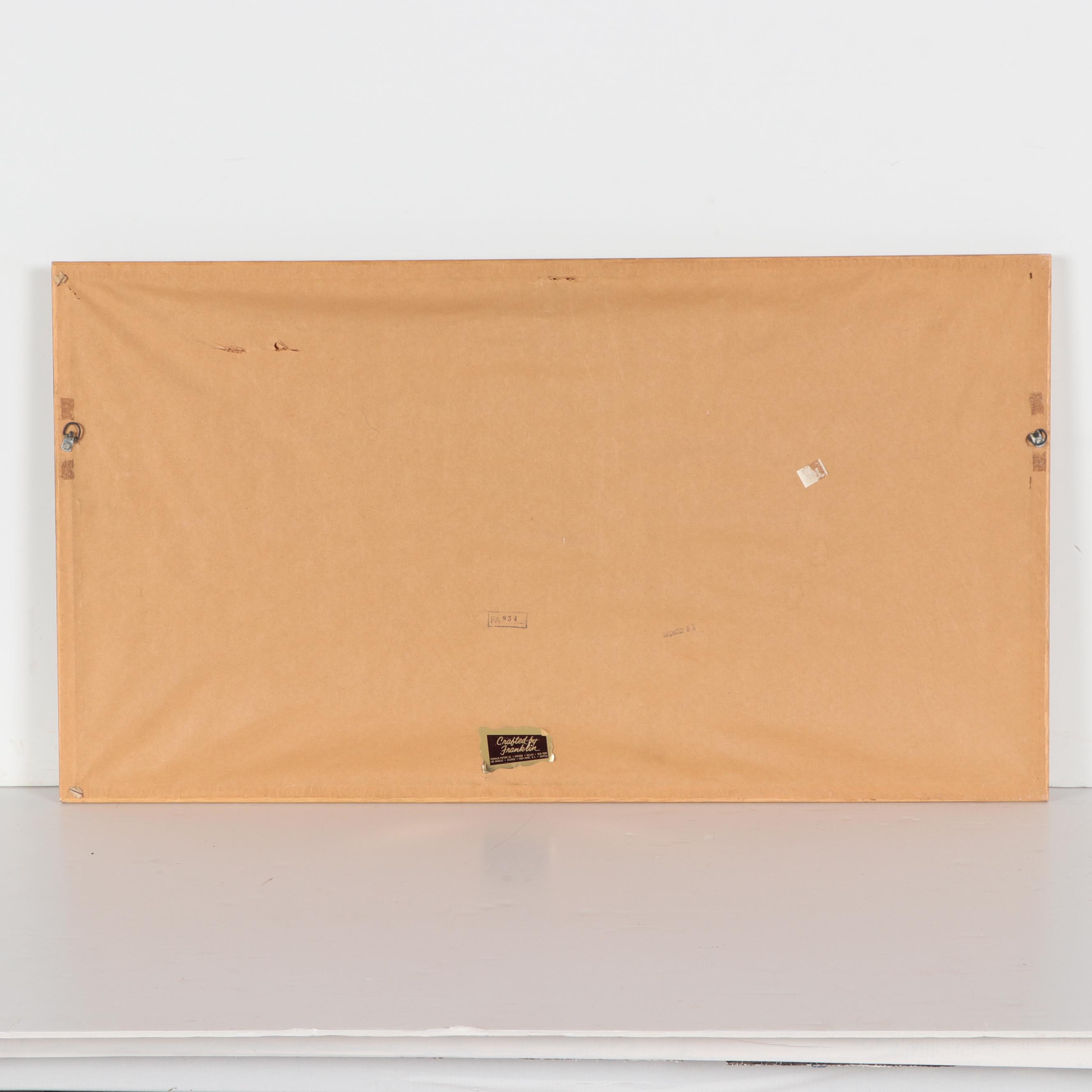 Photomechanical Print After Detail of Ming Dynasty Painting of Eight Horses