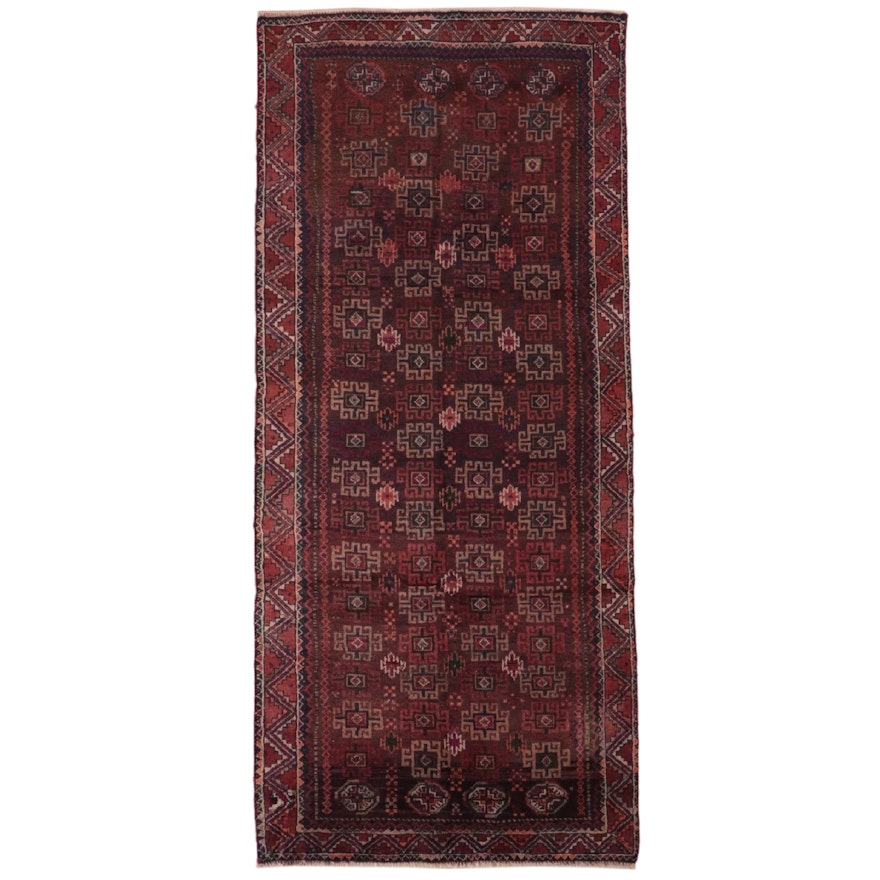 3'4 x 7'7 Hand-Knotted Persian Qashqai Long Rug