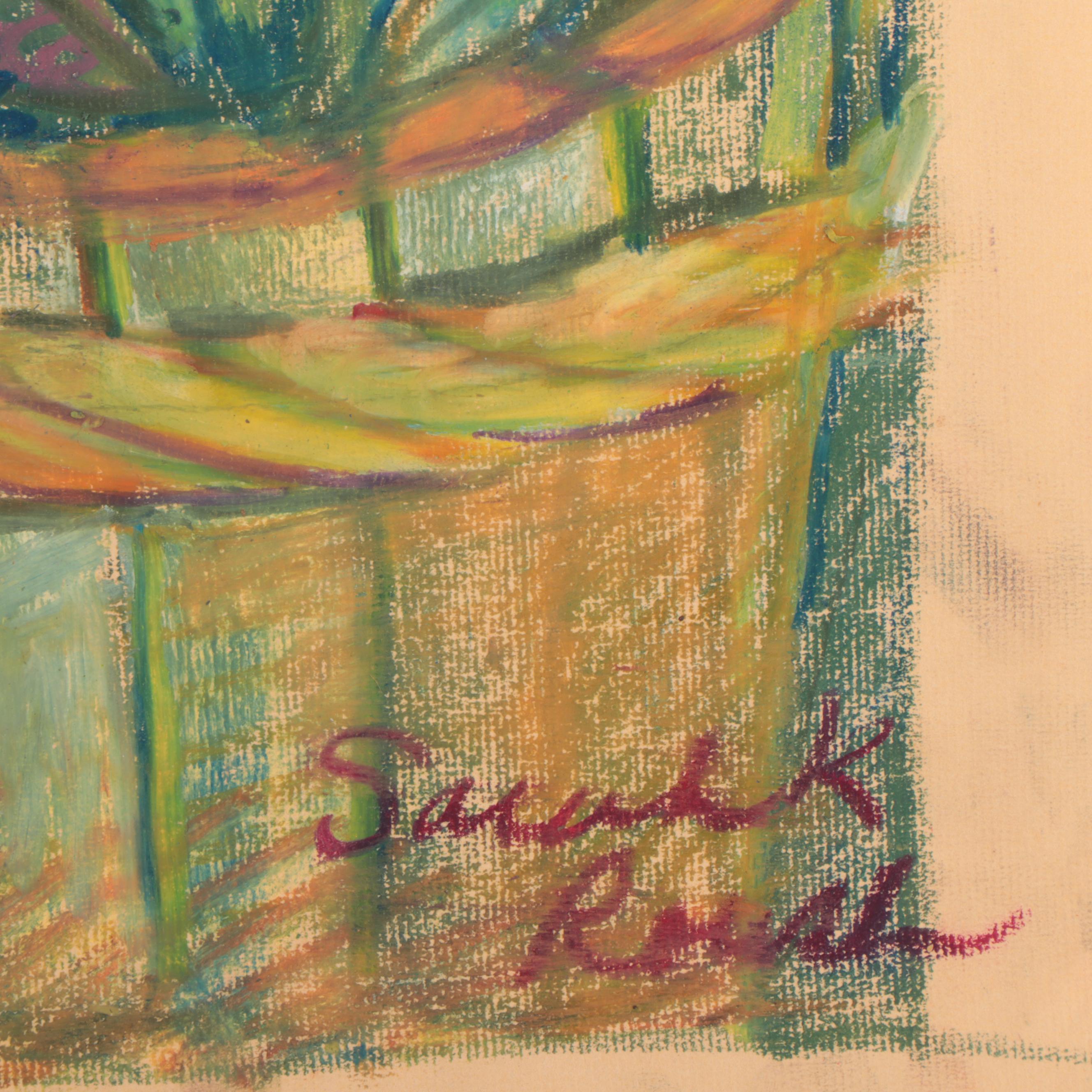 Sarah Roush Still Life Pastel Drawing