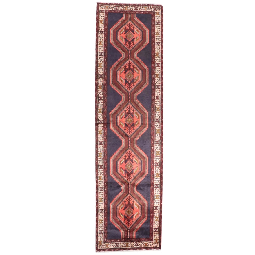3'7 x 13'3 Hand-Knotted Persian Chenar Long Rug