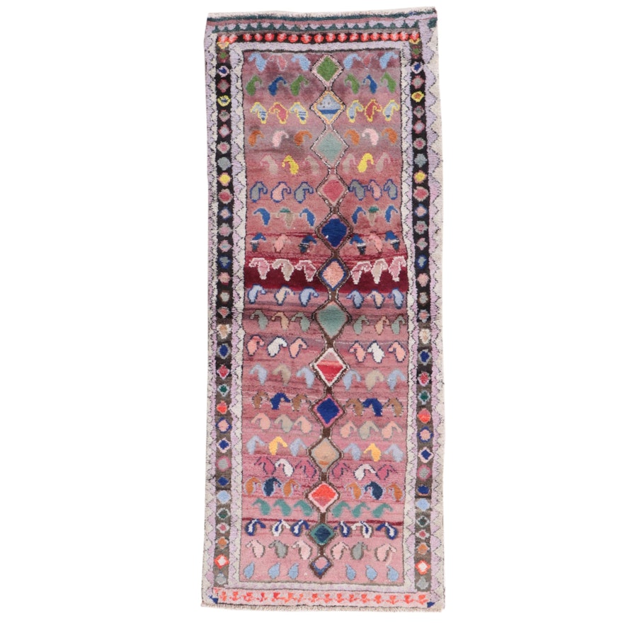 2'8 x 6'9 Hand-Knotted Moroccan Carpet Runner