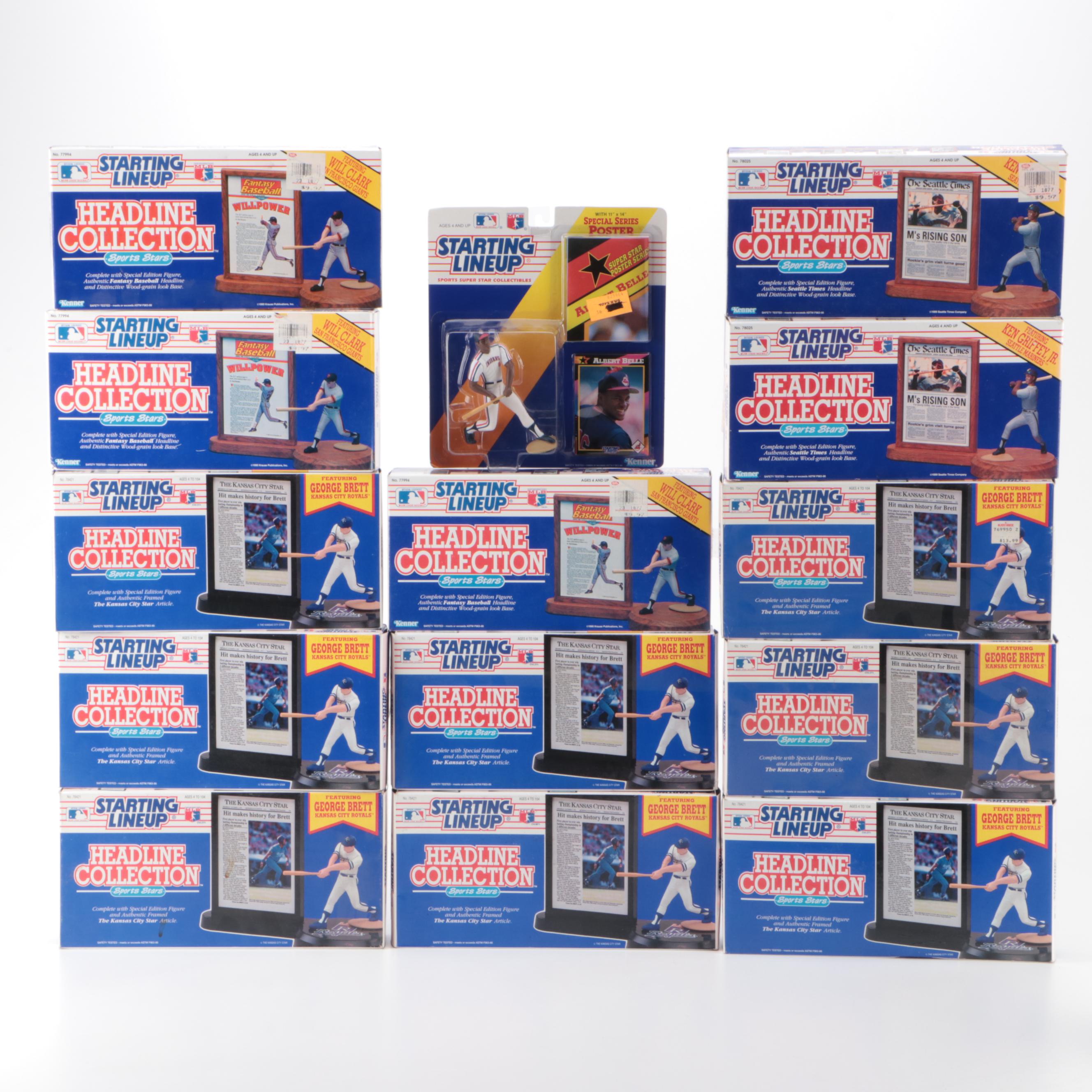 Kenner Starting Lineup Headline Collection Ken Griffey Jr. and More Figures