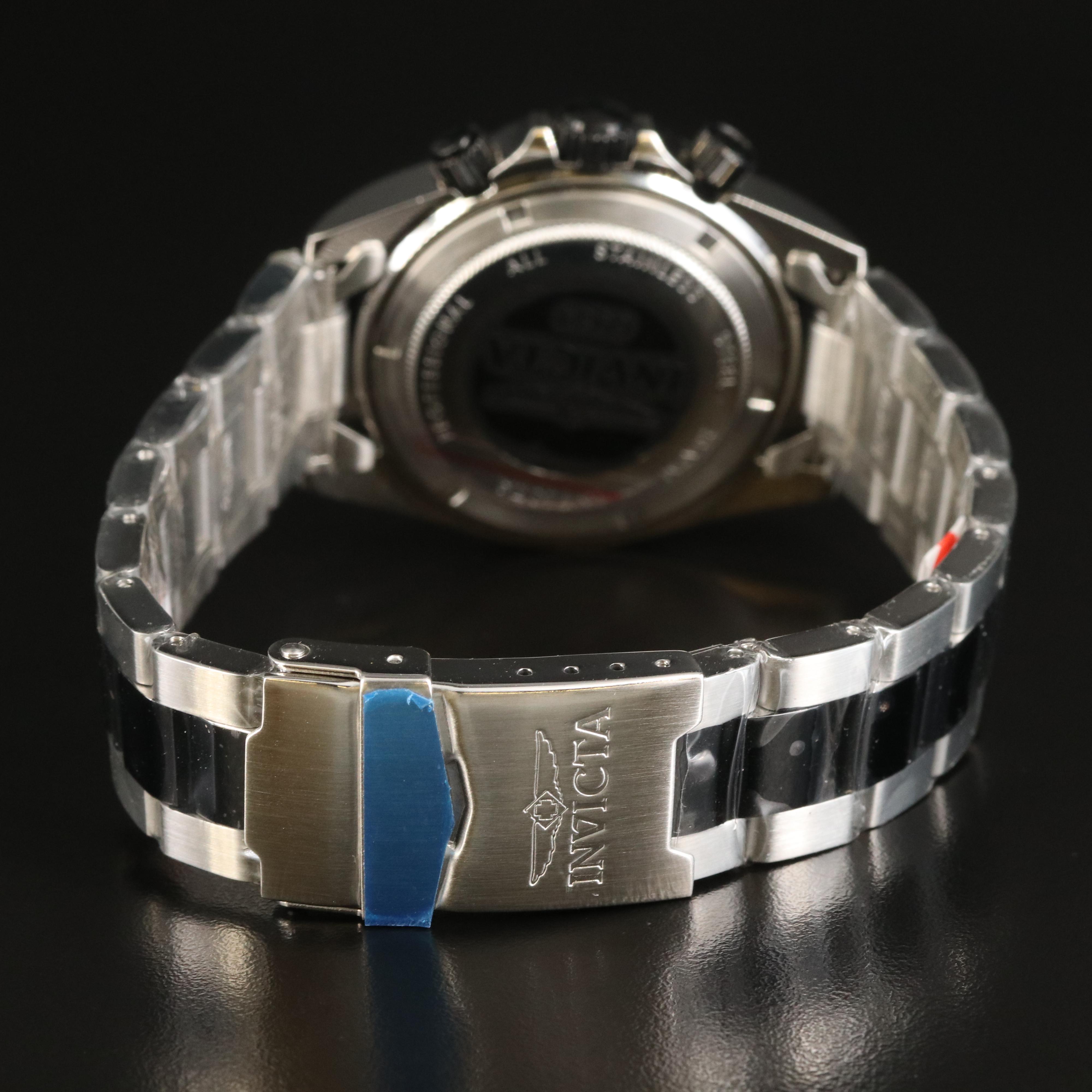 Invicta Speedway Professional Stainless Steel Watch