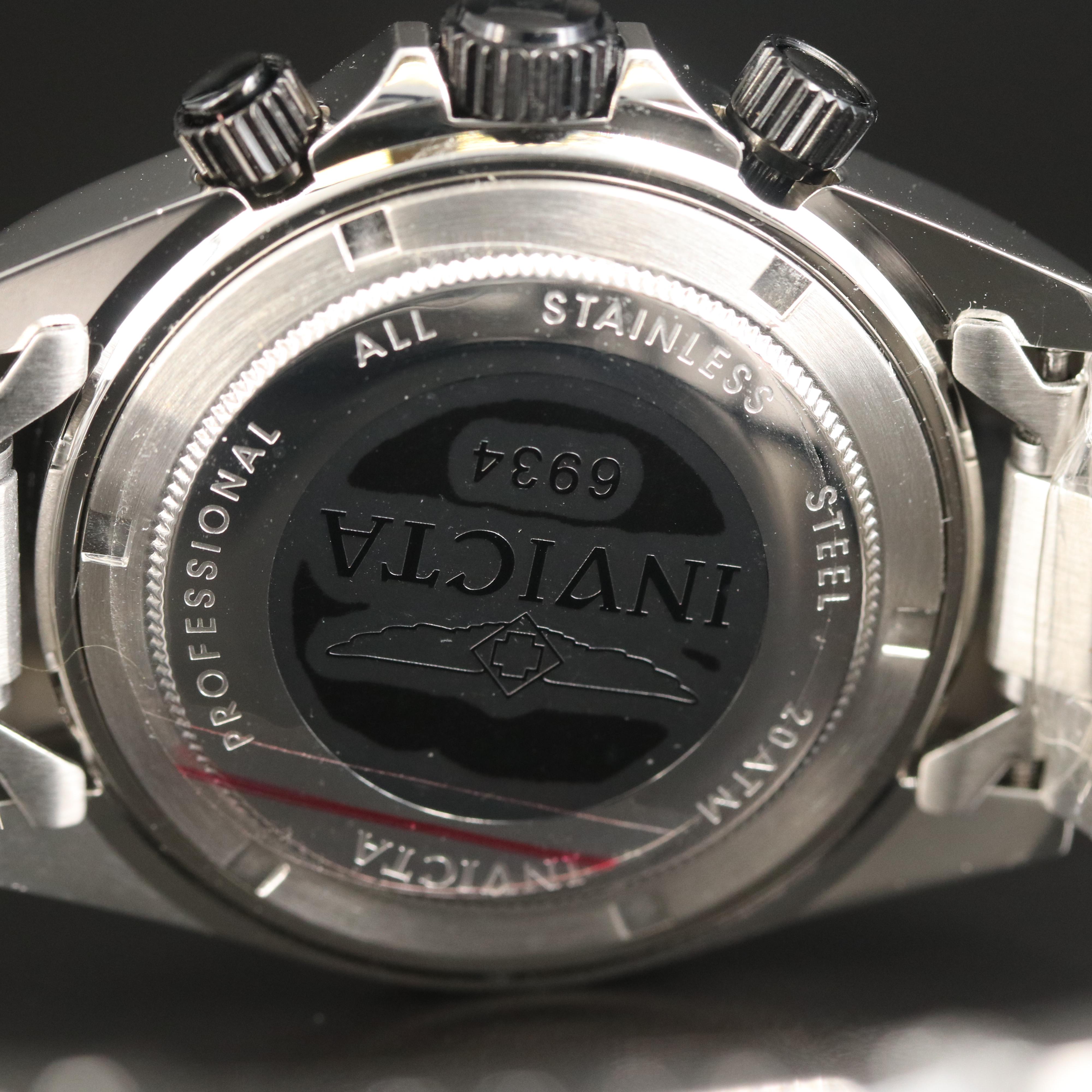 Invicta Speedway Professional Stainless Steel Watch