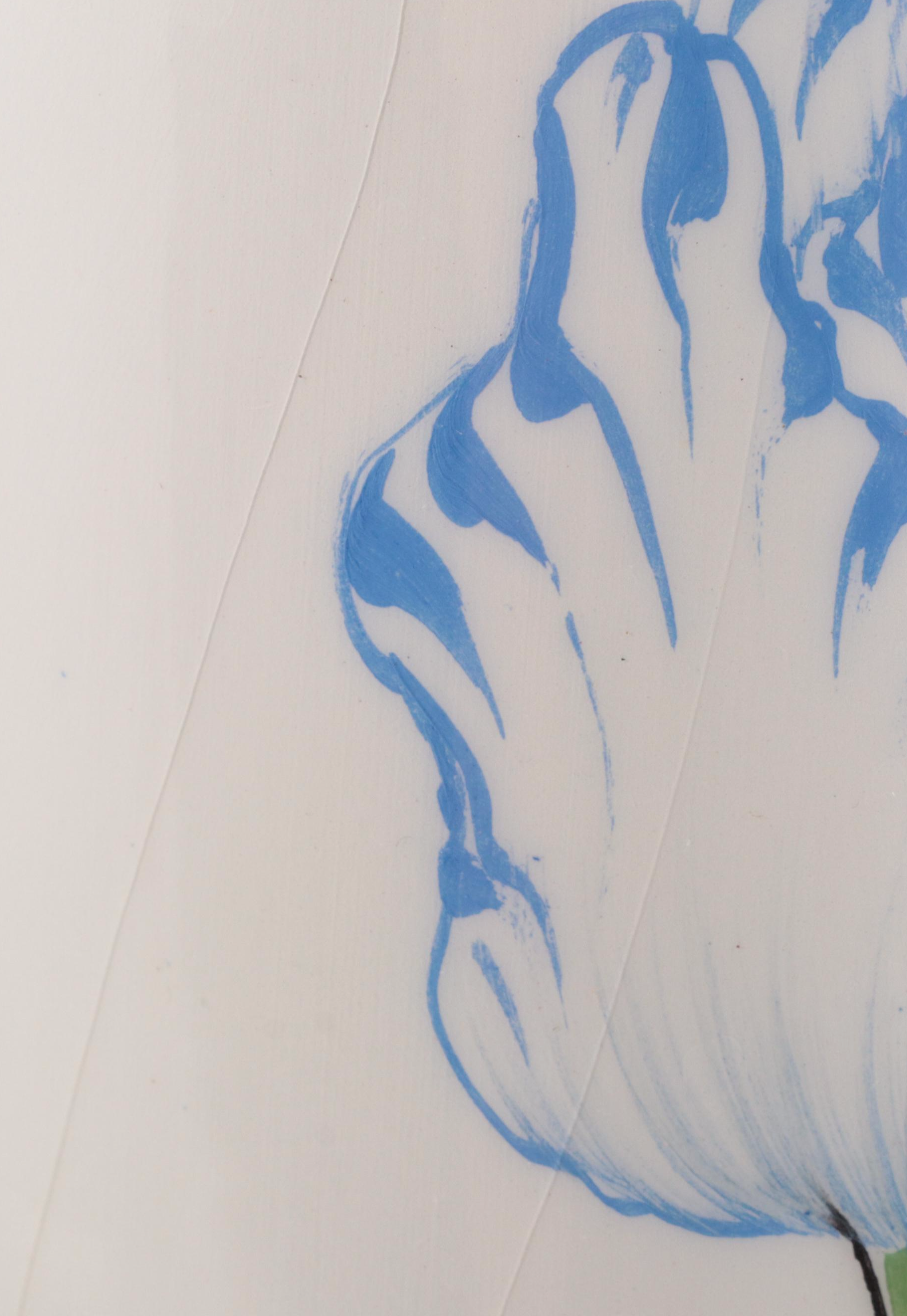 Este of Italy for Tiffany & Co. Hand-Painted Ceramic Tulip Pitcher