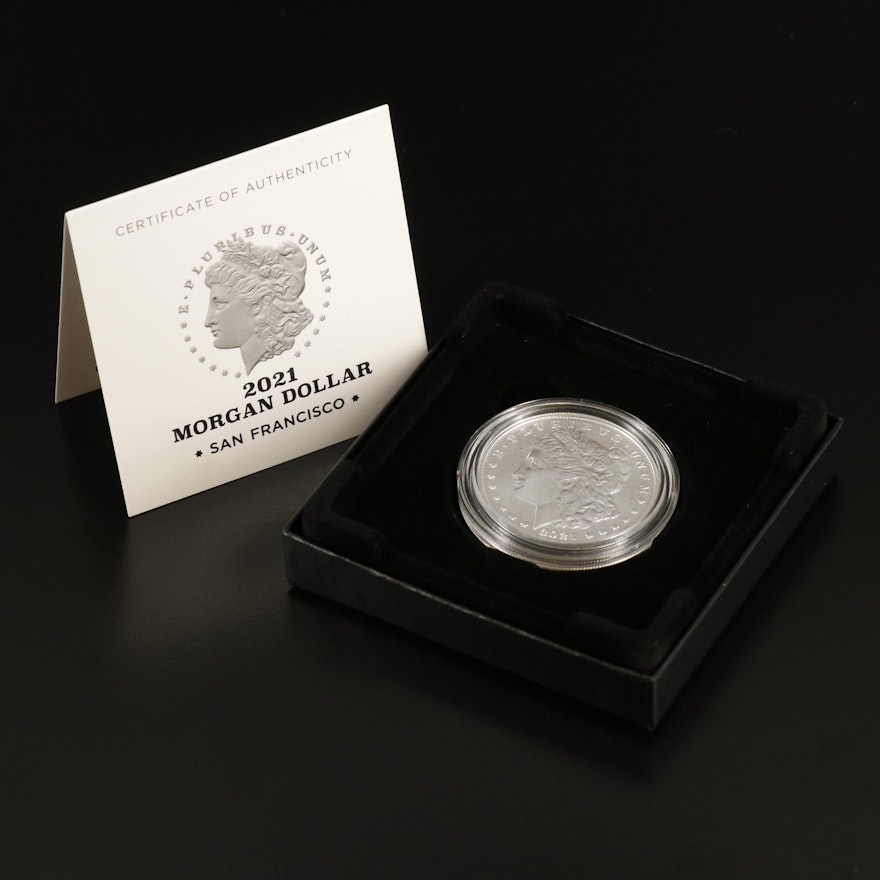 2021 Morgan Silver Dollar with San Francisco Mint Mark