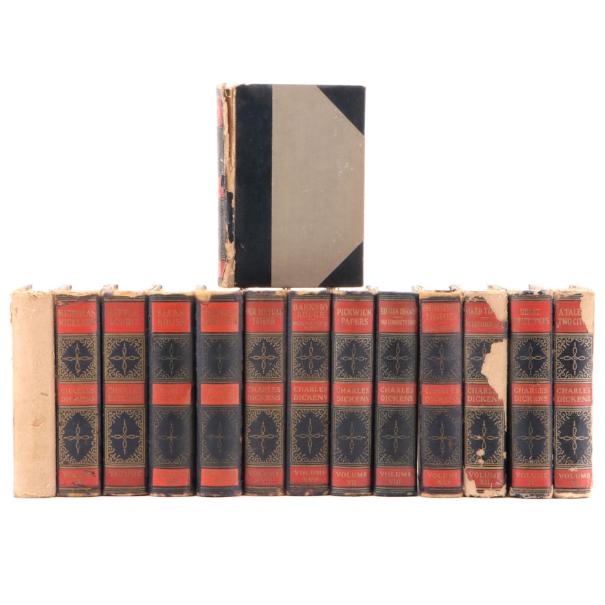 "The Works of Charles Dickens" Partial Volume Set, 1931