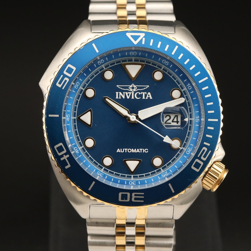 Invicta Pro Diver Automatic Stainless Steel Wristwatch