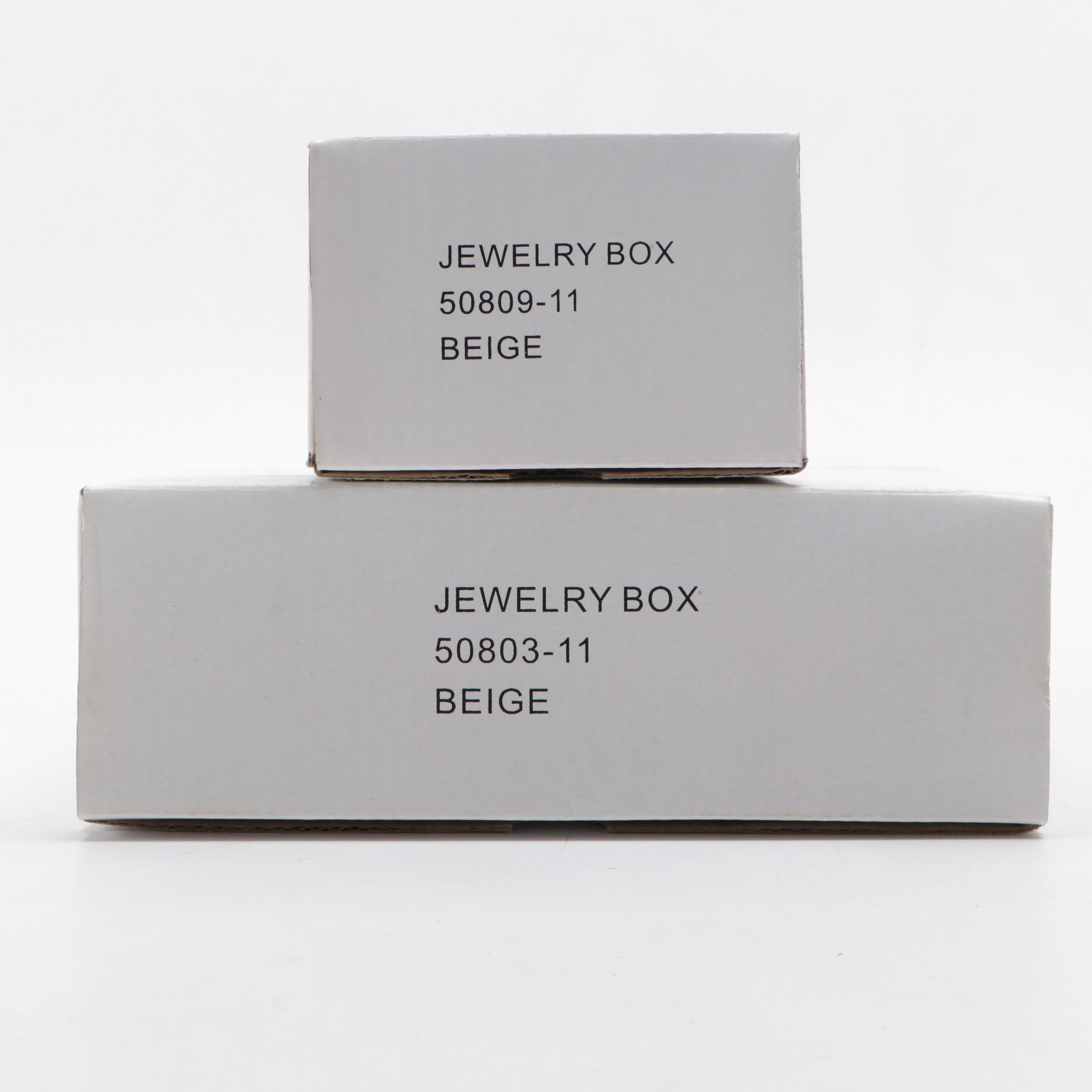 Alten International Crocodile Embossed Vinyl Travel Jewelry Travel Bags