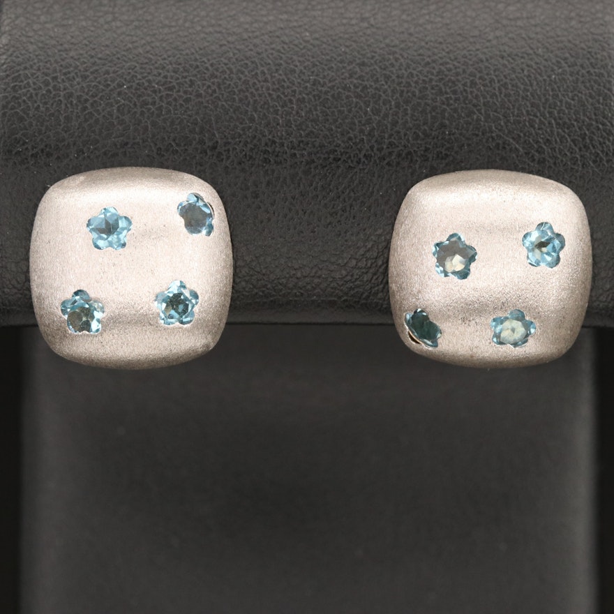 Le Gi 14K London Blue Topaz Earrings