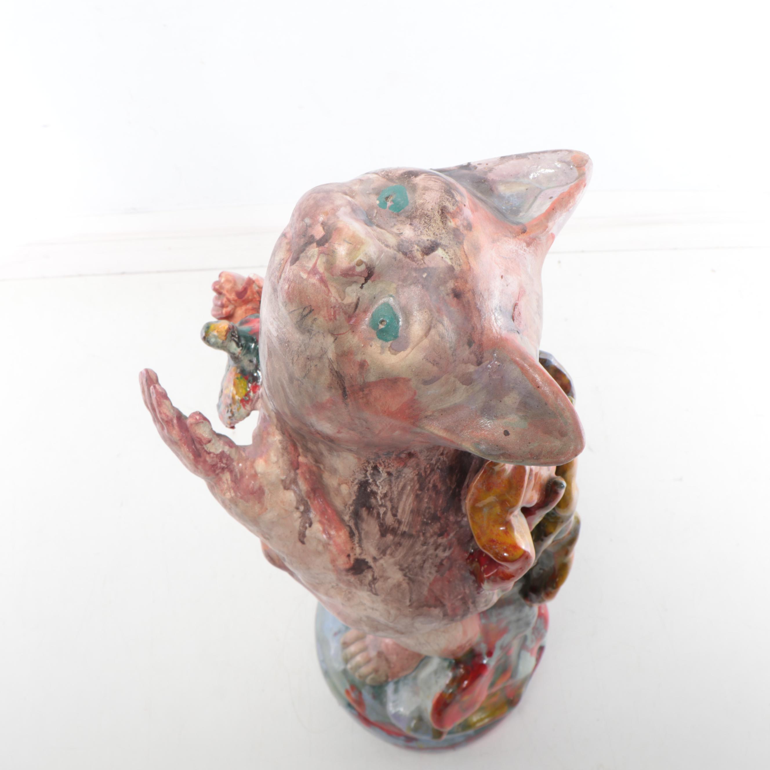 Sarah Roush Surreal Ceramic Sculpture