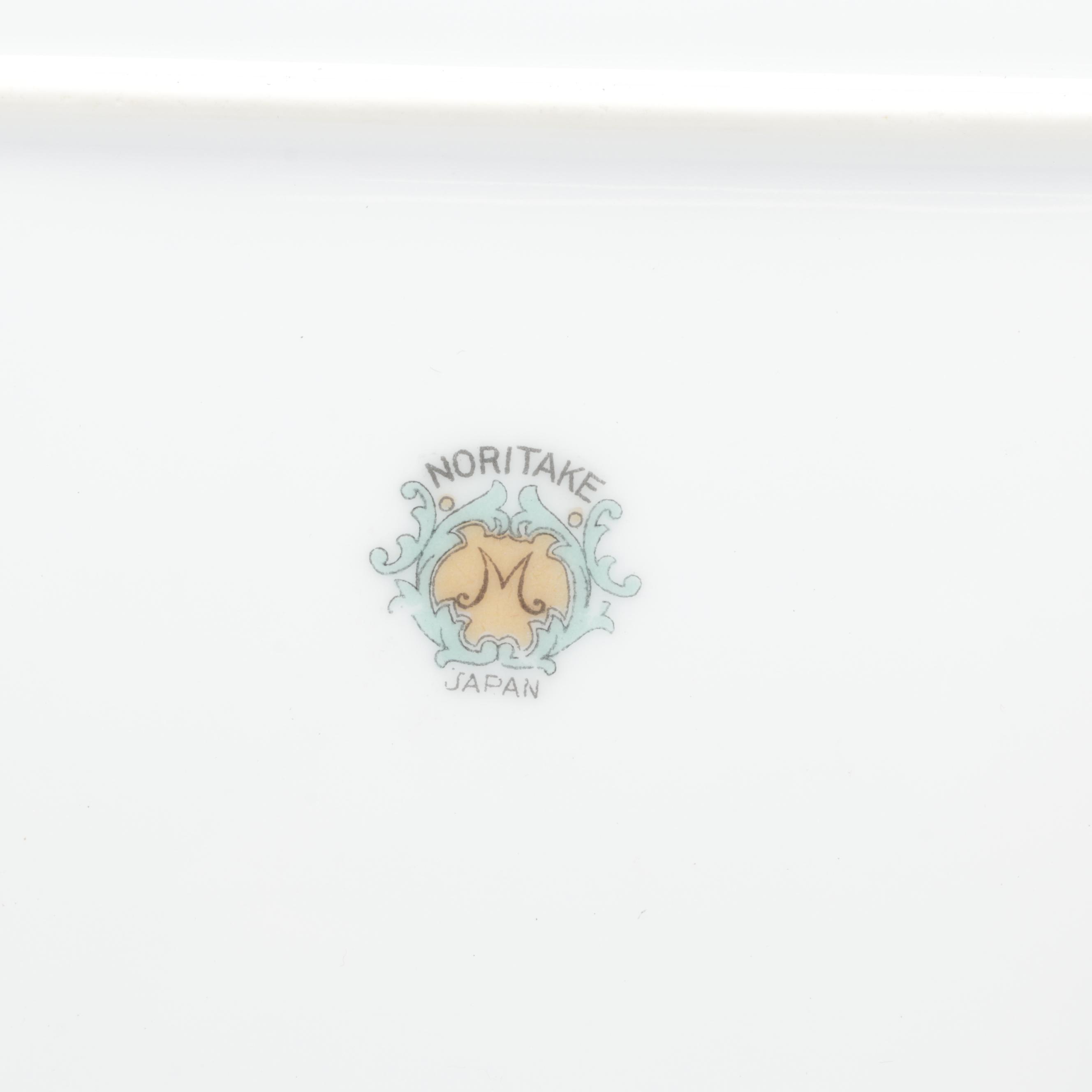 Noritake "Mimi" Porcelain Dinnerware and Serveware, Early to Mid 20th Century