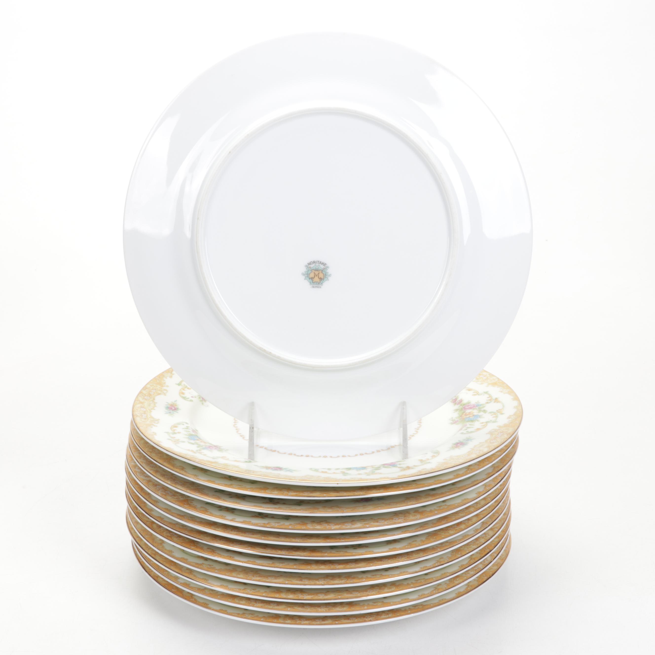 Noritake "Mimi" Porcelain Dinnerware and Serveware, Early to Mid 20th Century