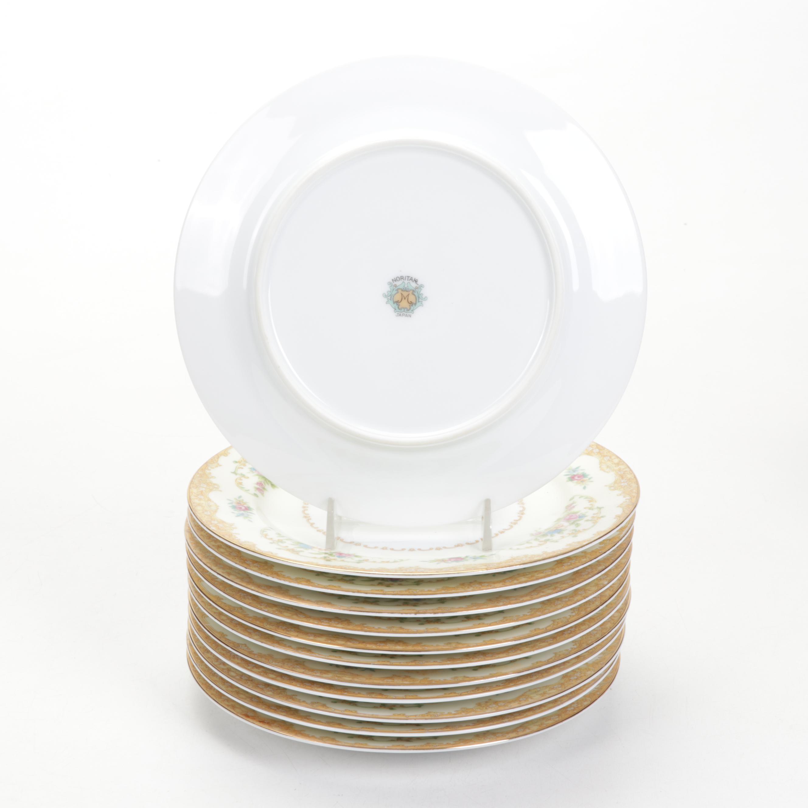Noritake "Mimi" Porcelain Dinnerware and Serveware, Early to Mid 20th Century