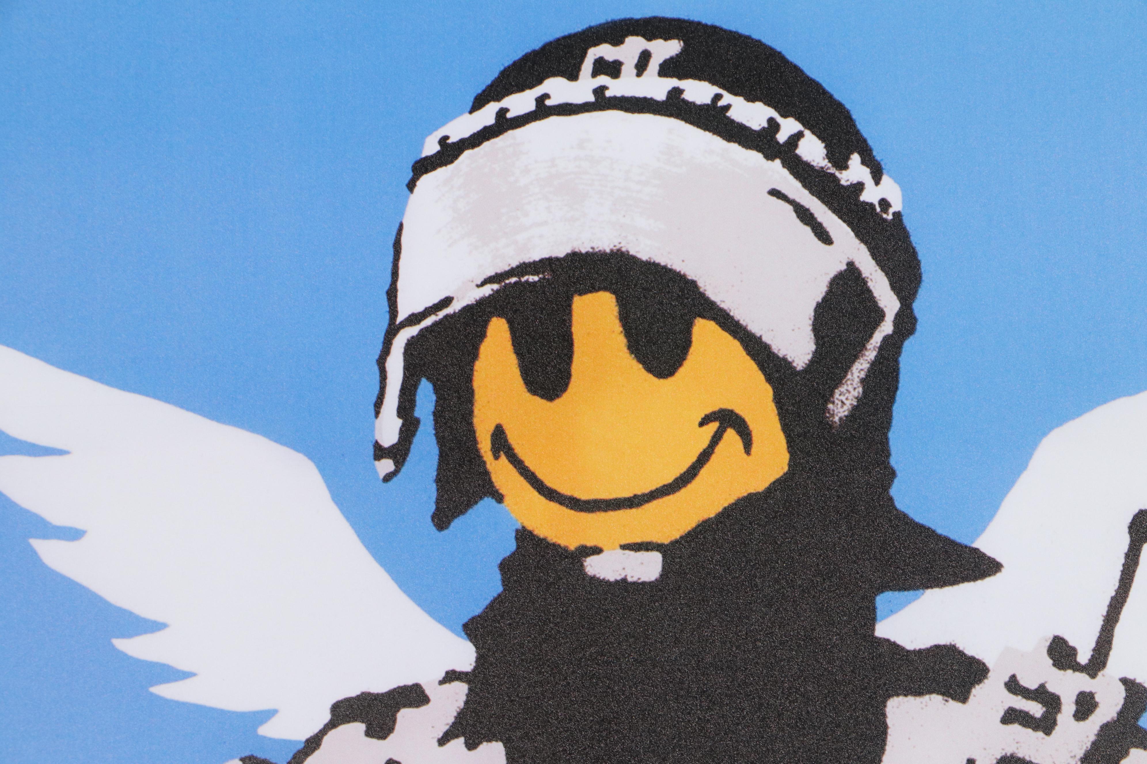Giclée After Banksy "Smiley Police Trooper"